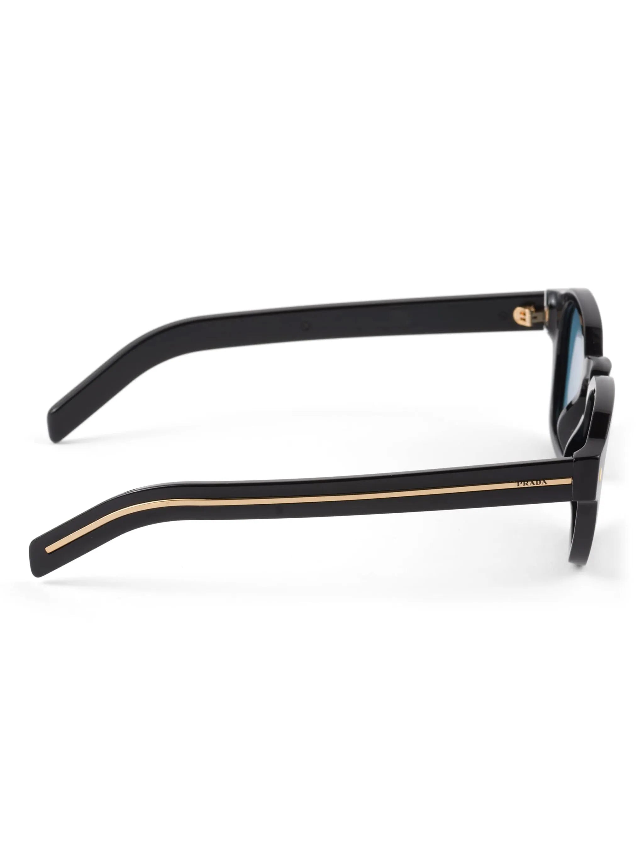 logo-plaque square-frame sunglasses