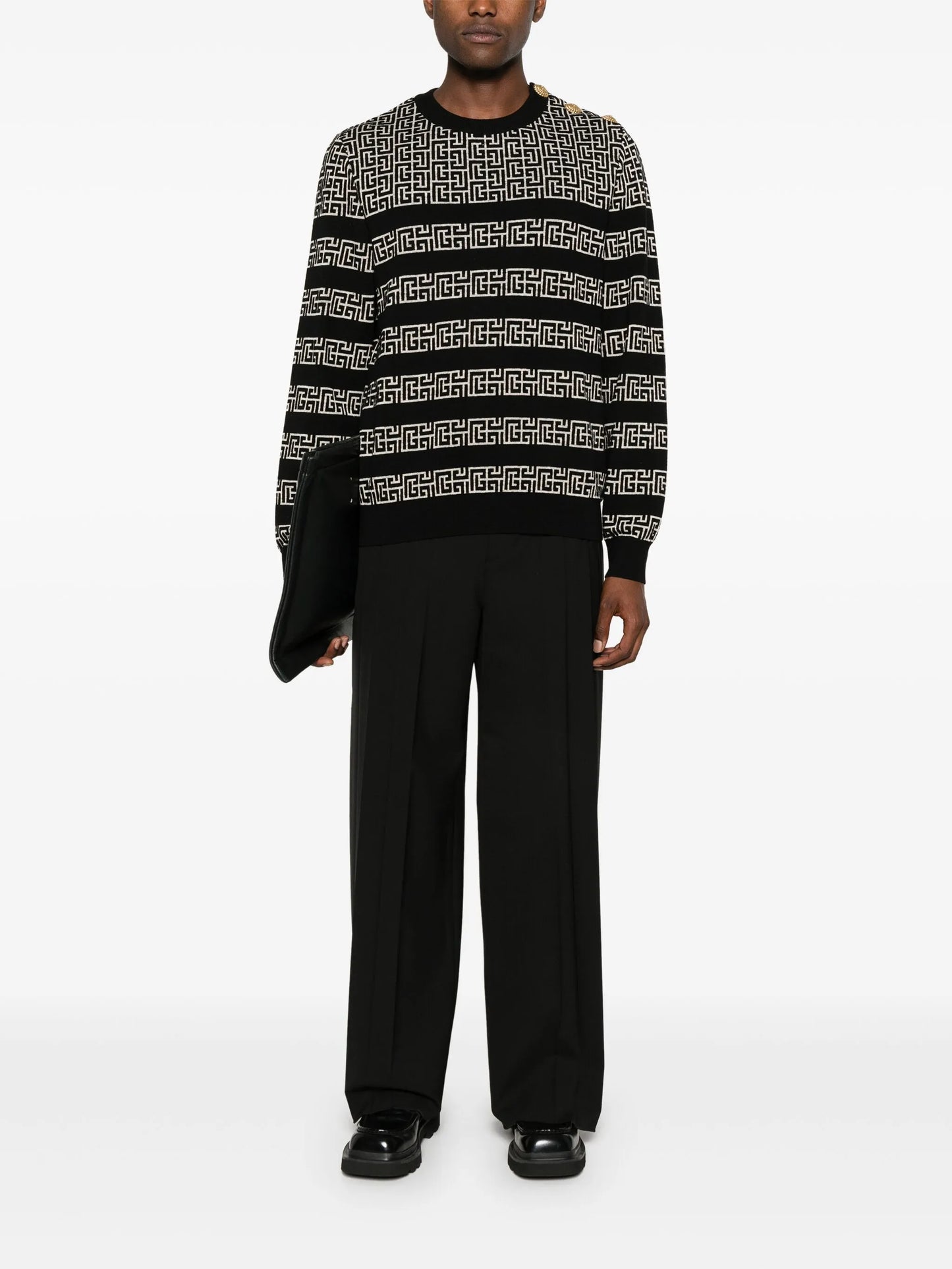 PB Labyrinth ribbed jumper