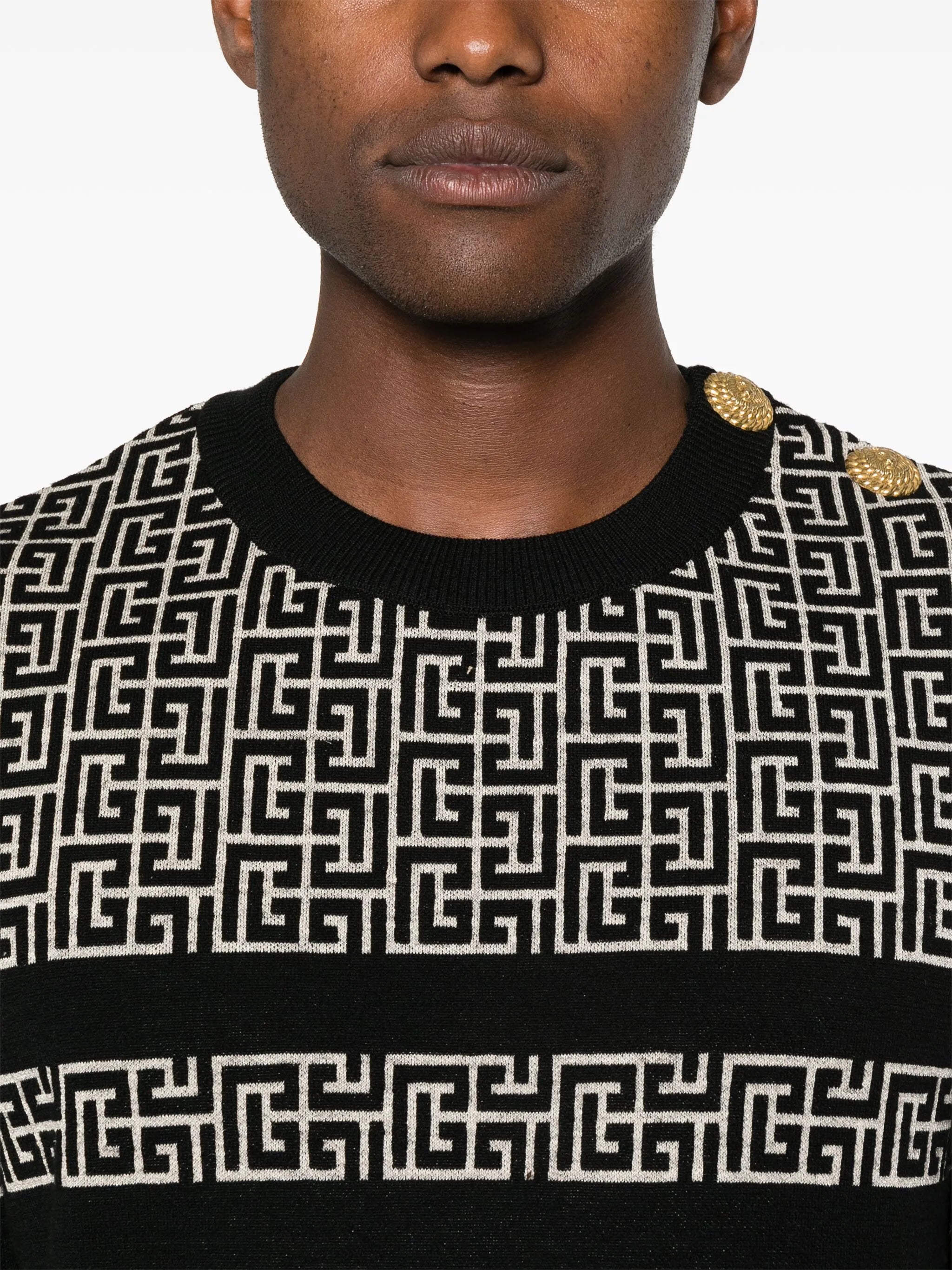 PB Labyrinth ribbed jumper