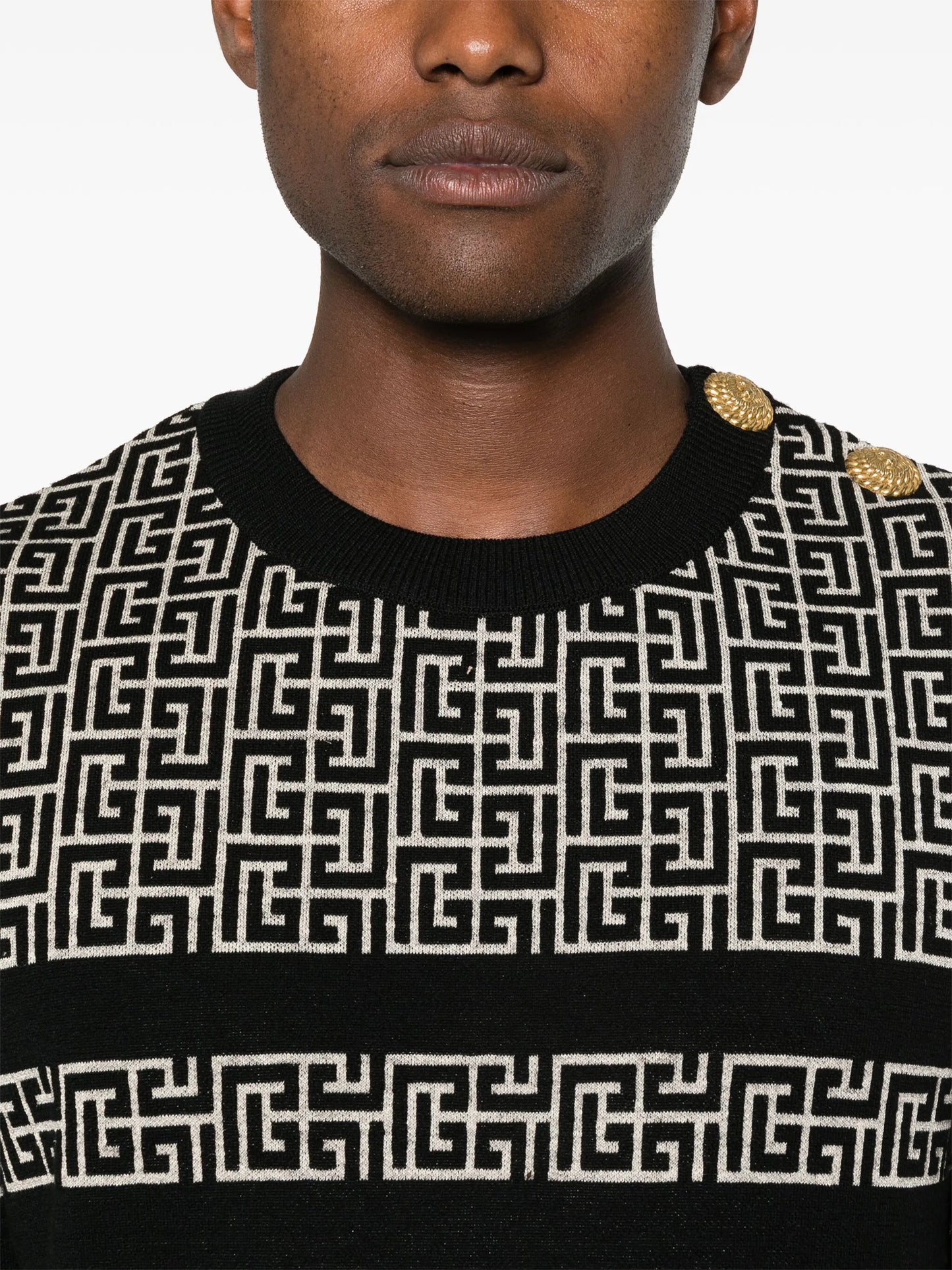 PB Labyrinth ribbed jumper