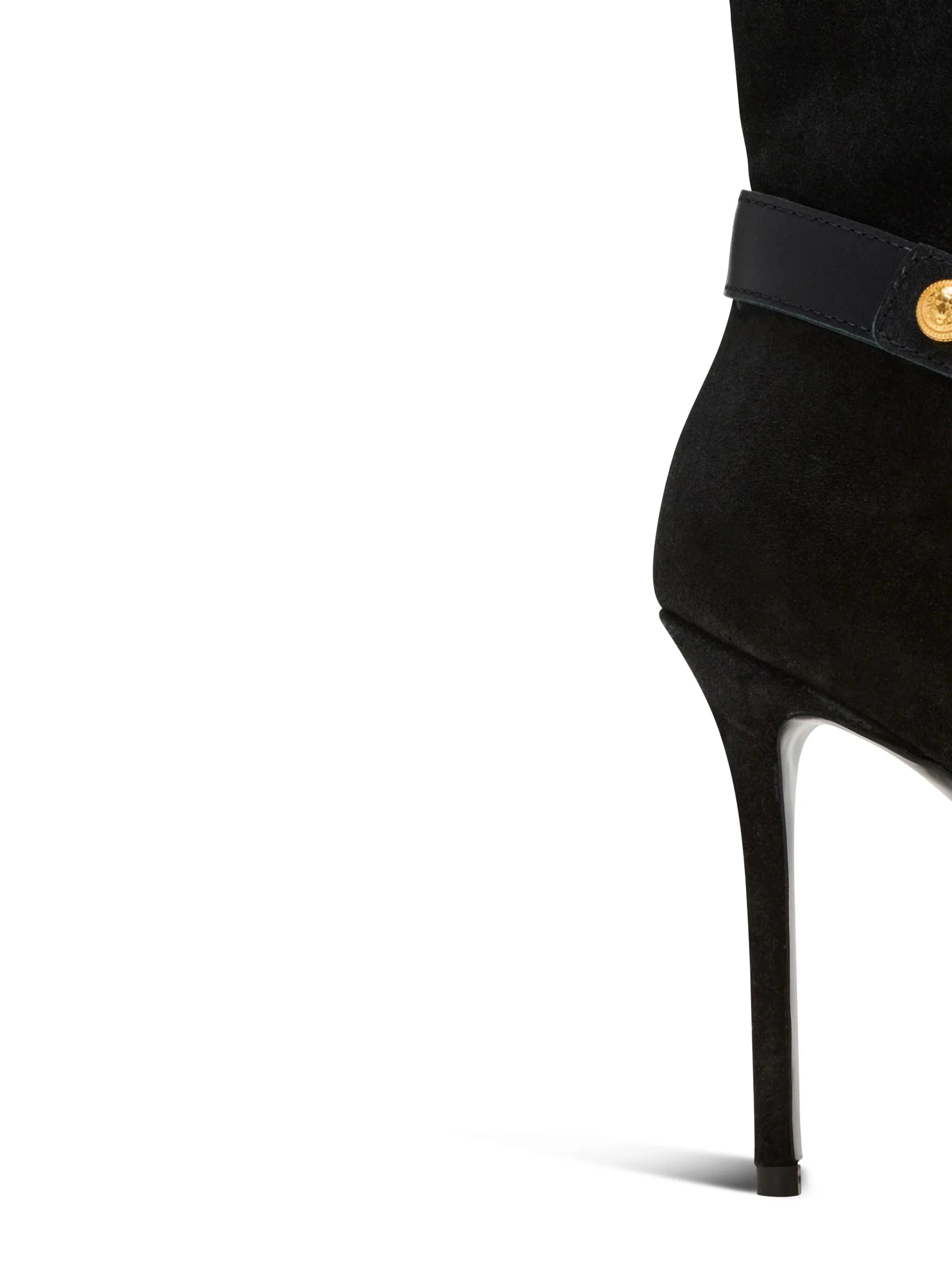 Eva 95mm suede biker boots