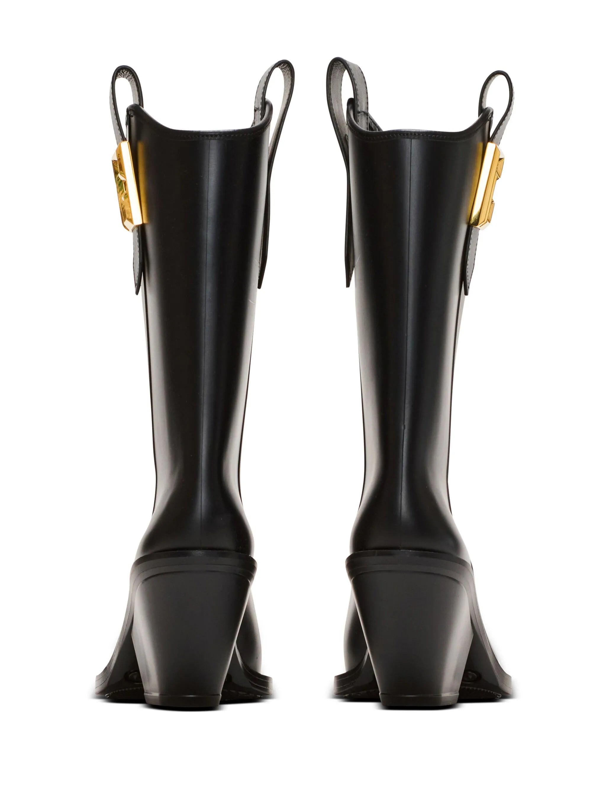 Tess 55mm logo-plaque boots