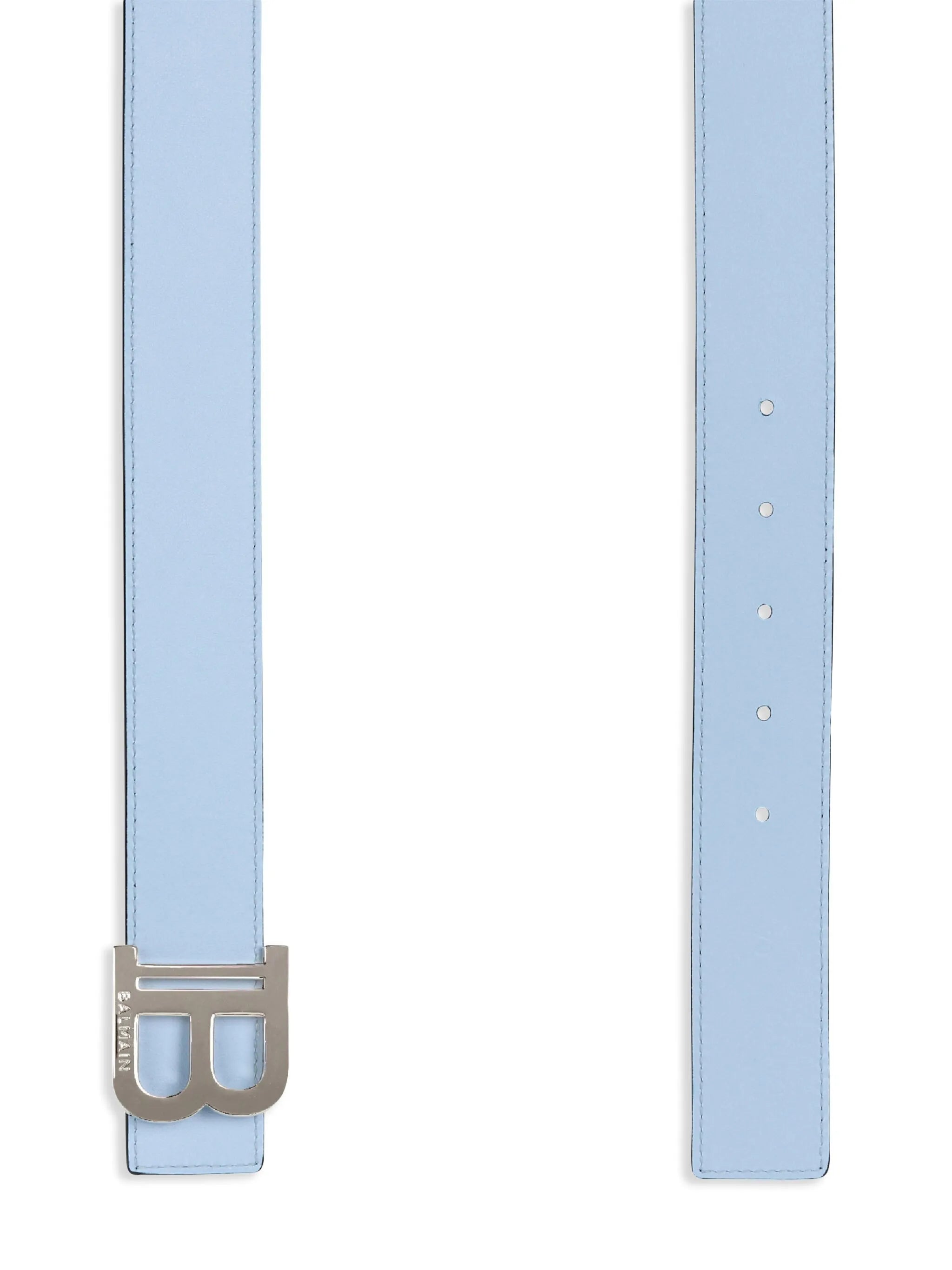 two-tone reversible leather belt