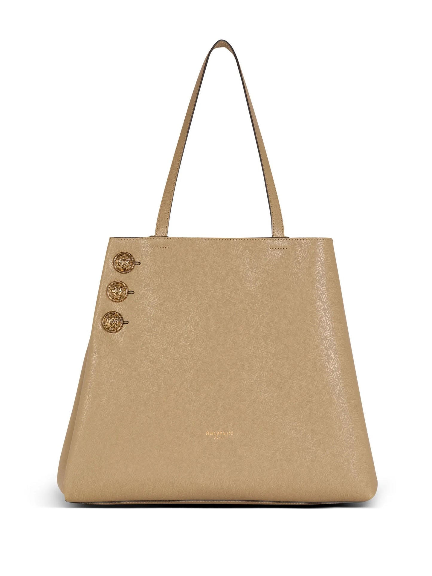 Emblème leather tote bag