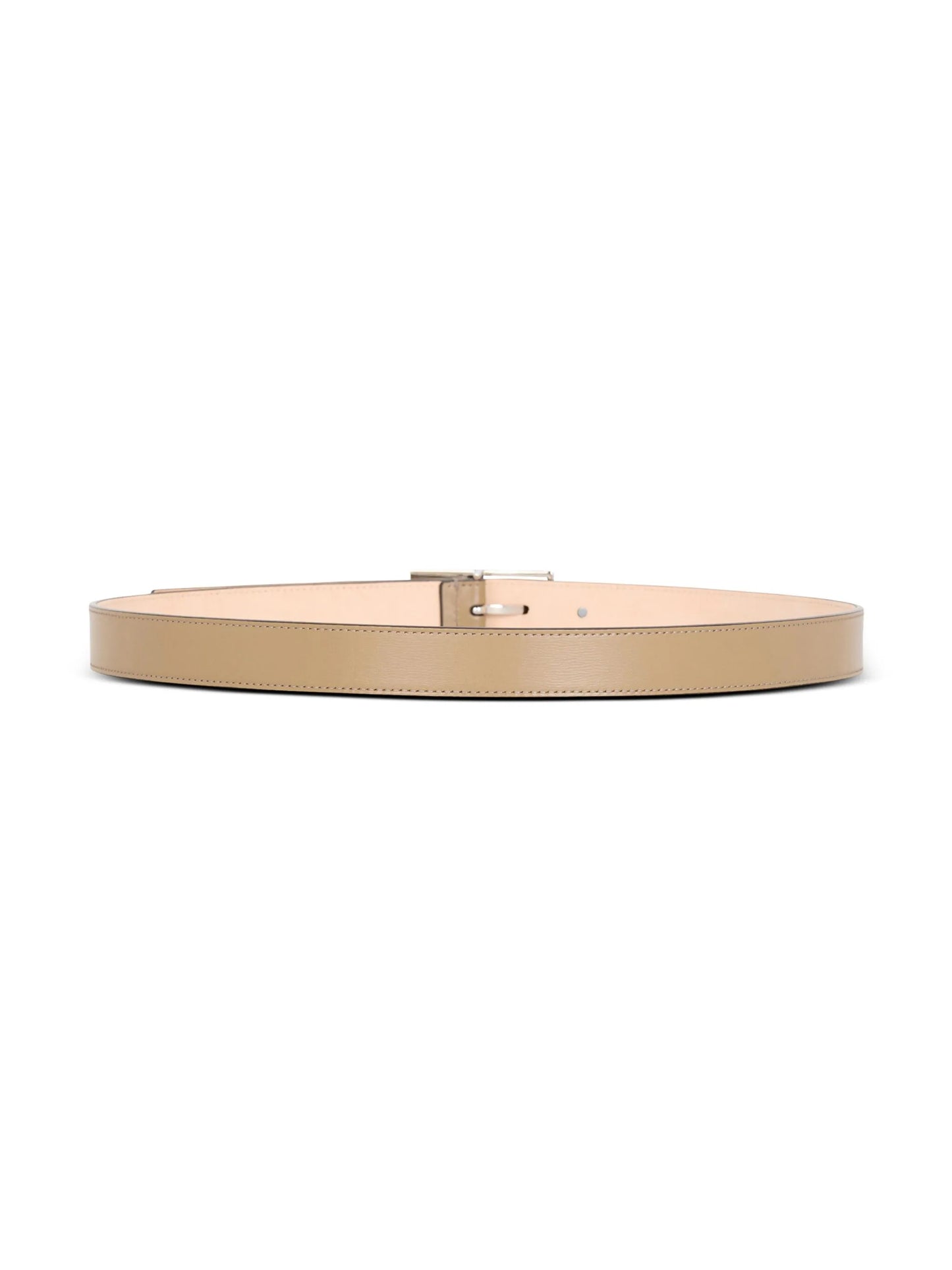 Thin Signature leather belt