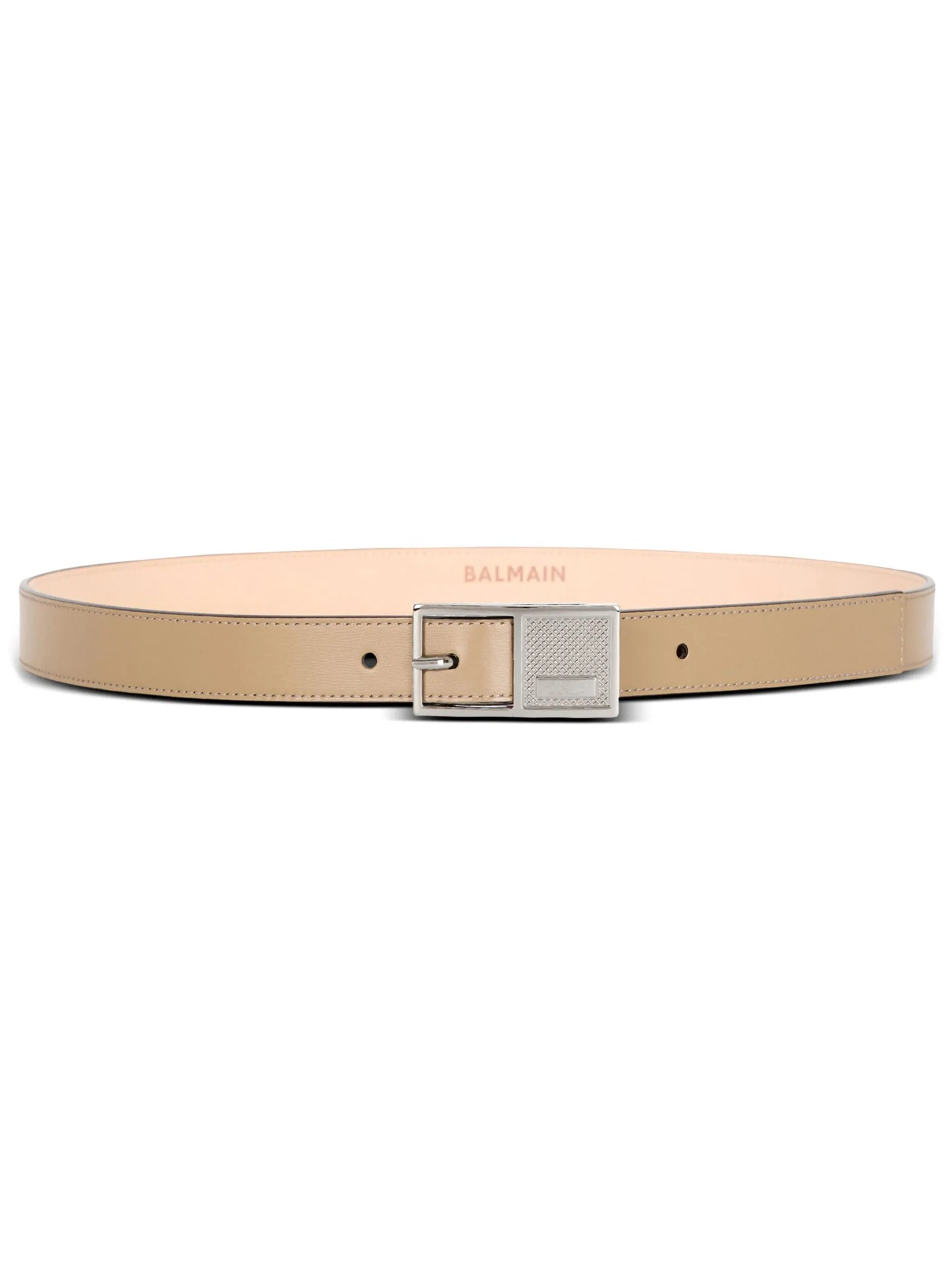 Thin Signature leather belt