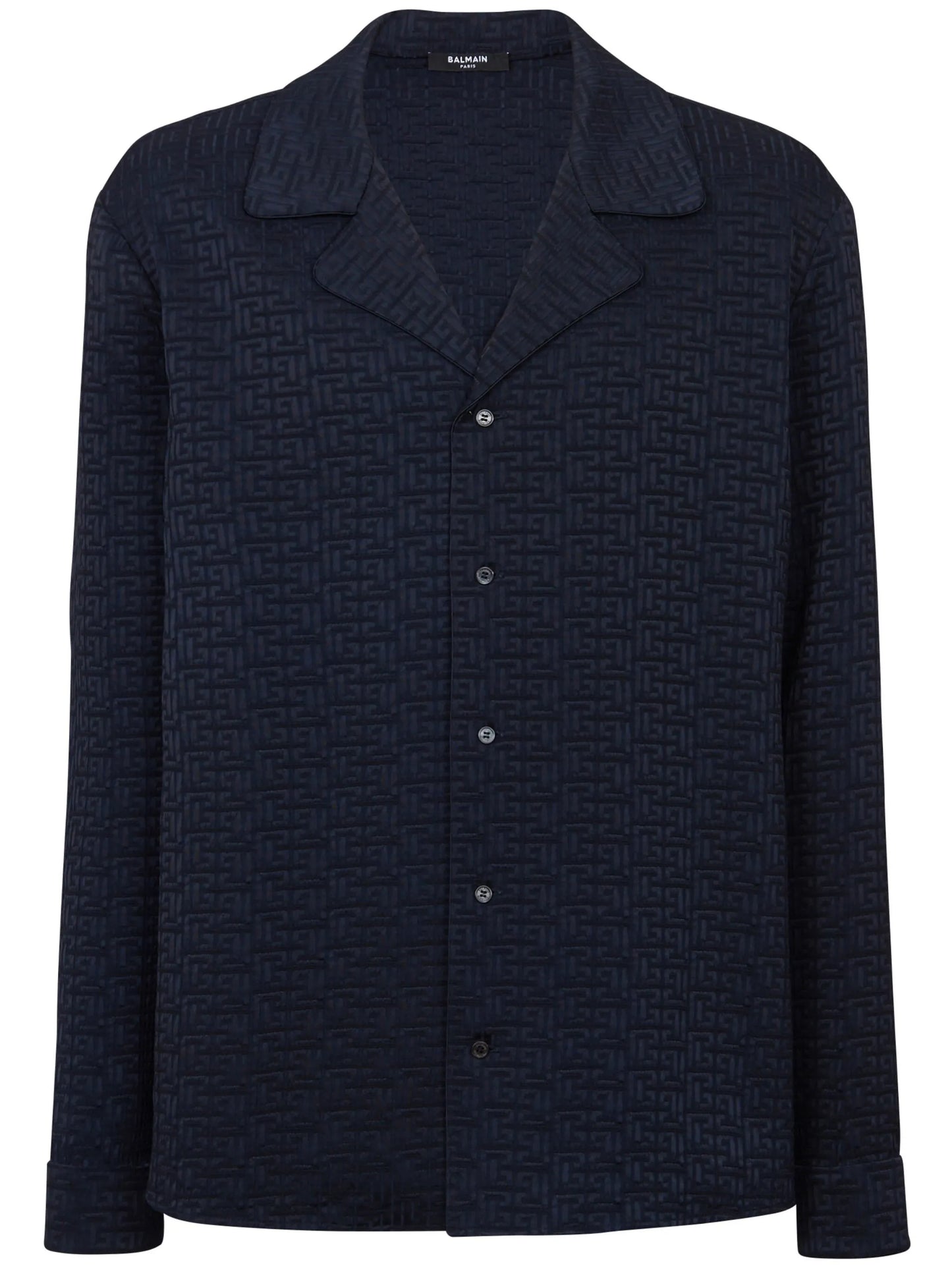 PB Labyrinth-jacquard pyjama shirt