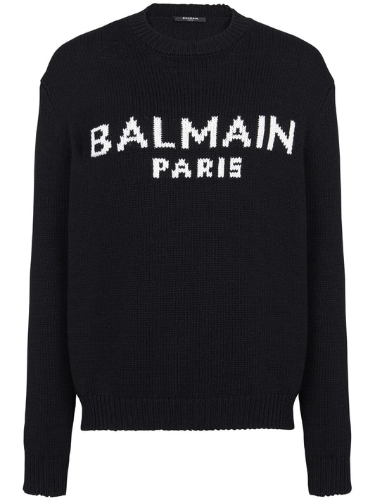 Balmain Paris intarsia-knit jumper