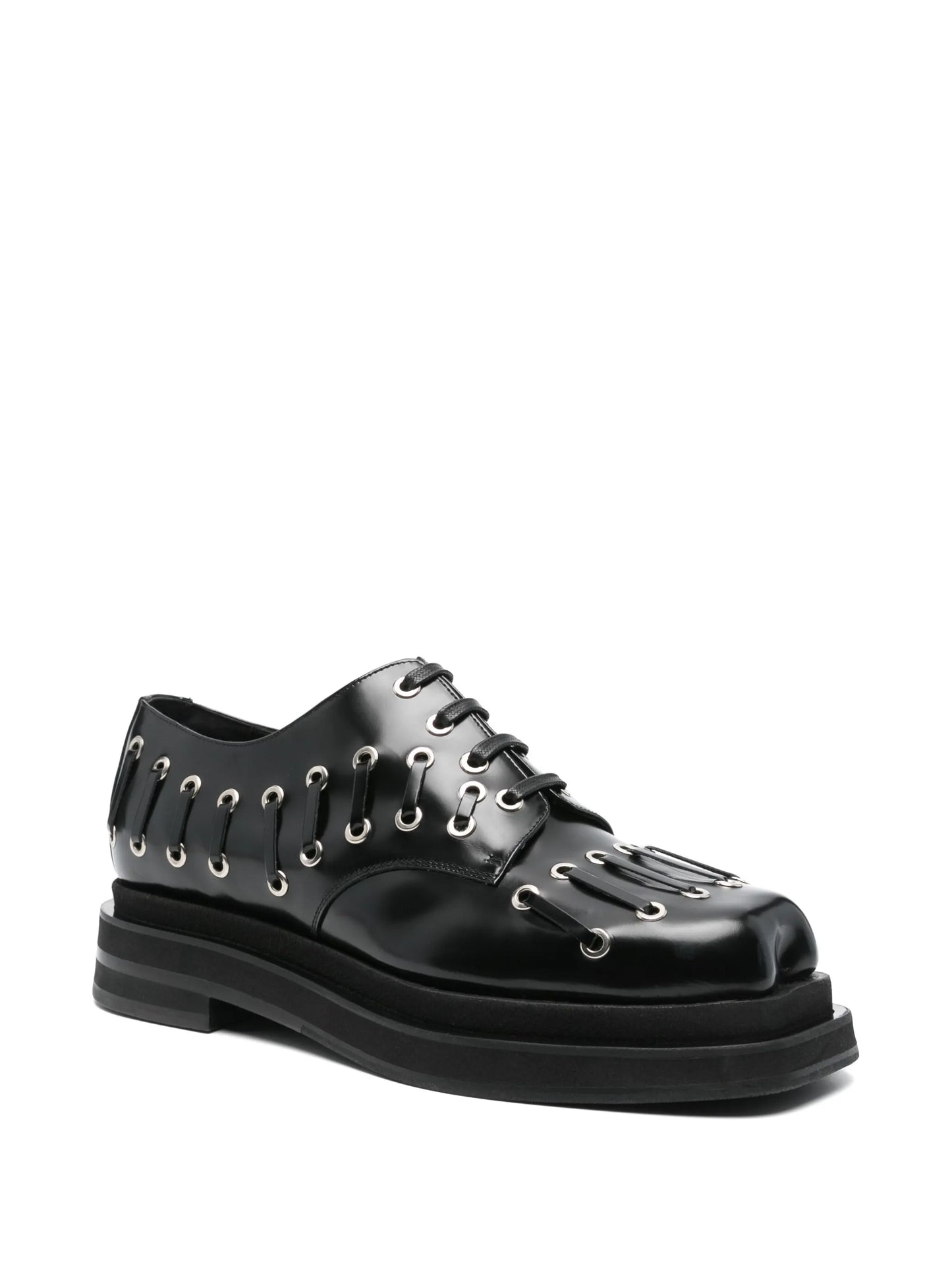 decorative-stitching Derby shoes