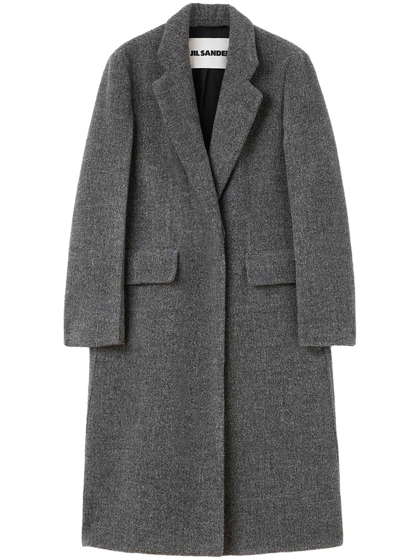 notched-lapel tailored coat