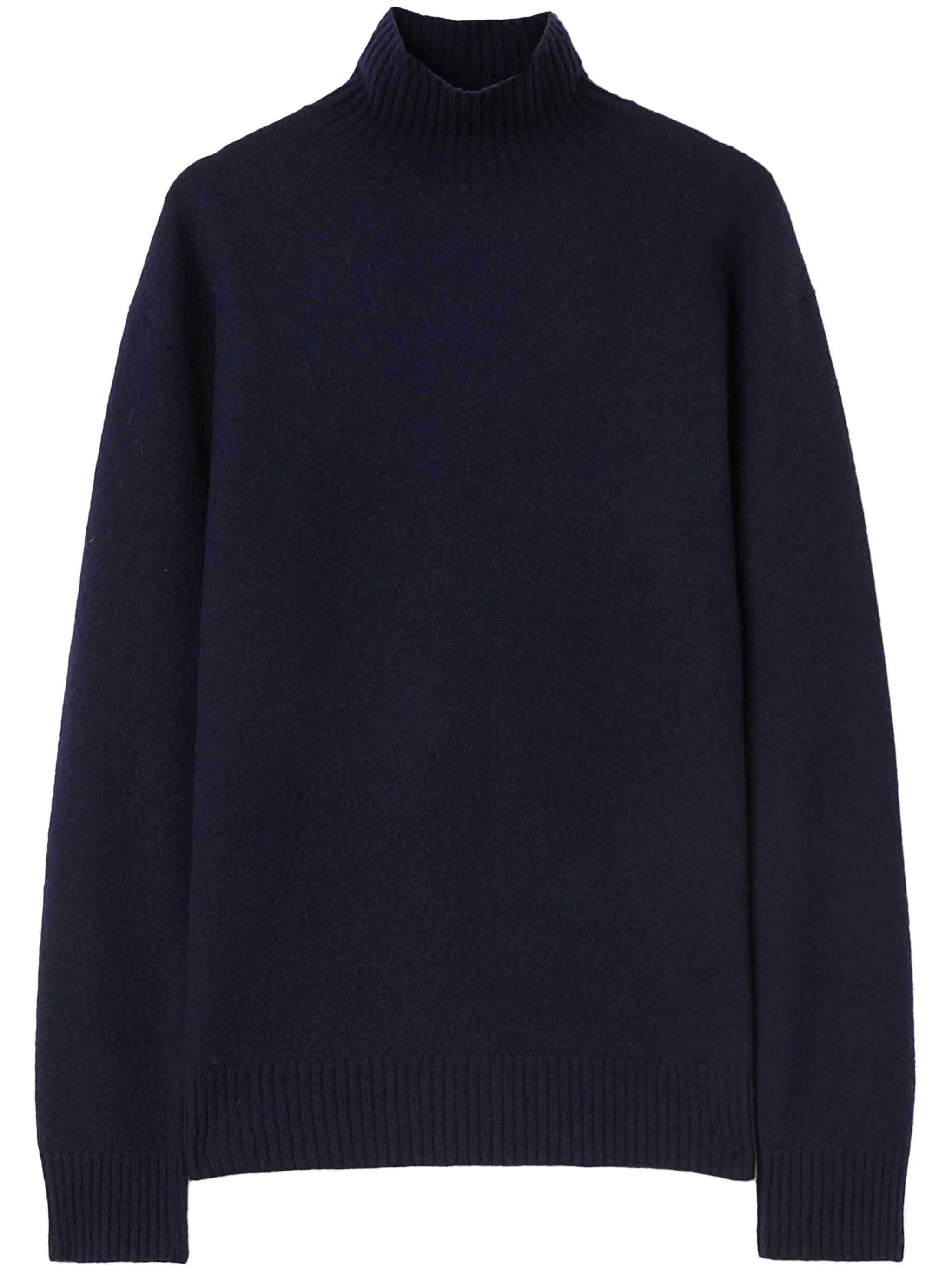 chain-link detailing wool jumper