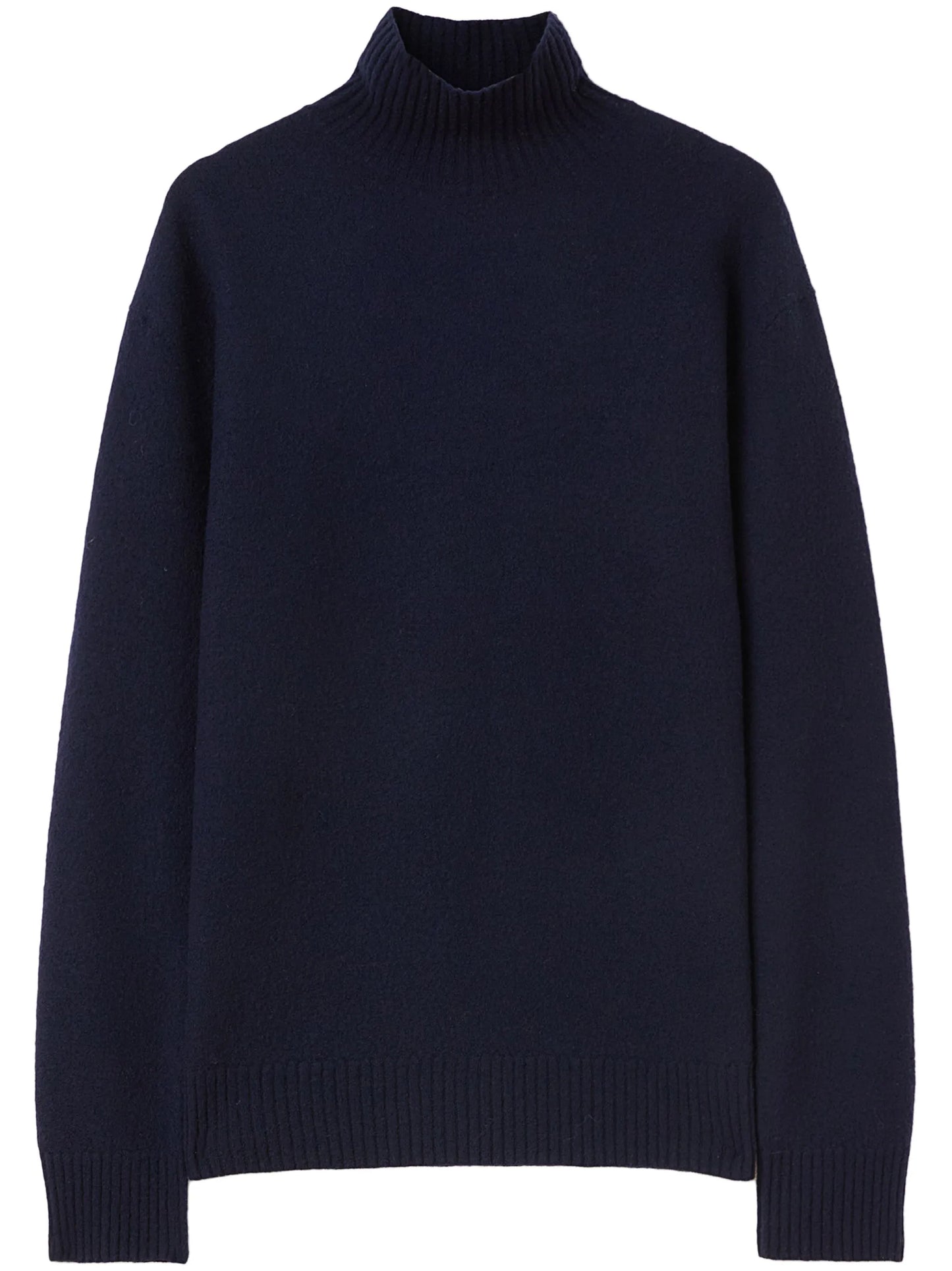 chain-link detailing wool jumper