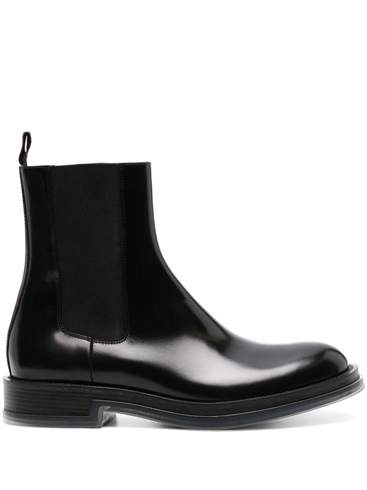 Float leather Chelsea boots