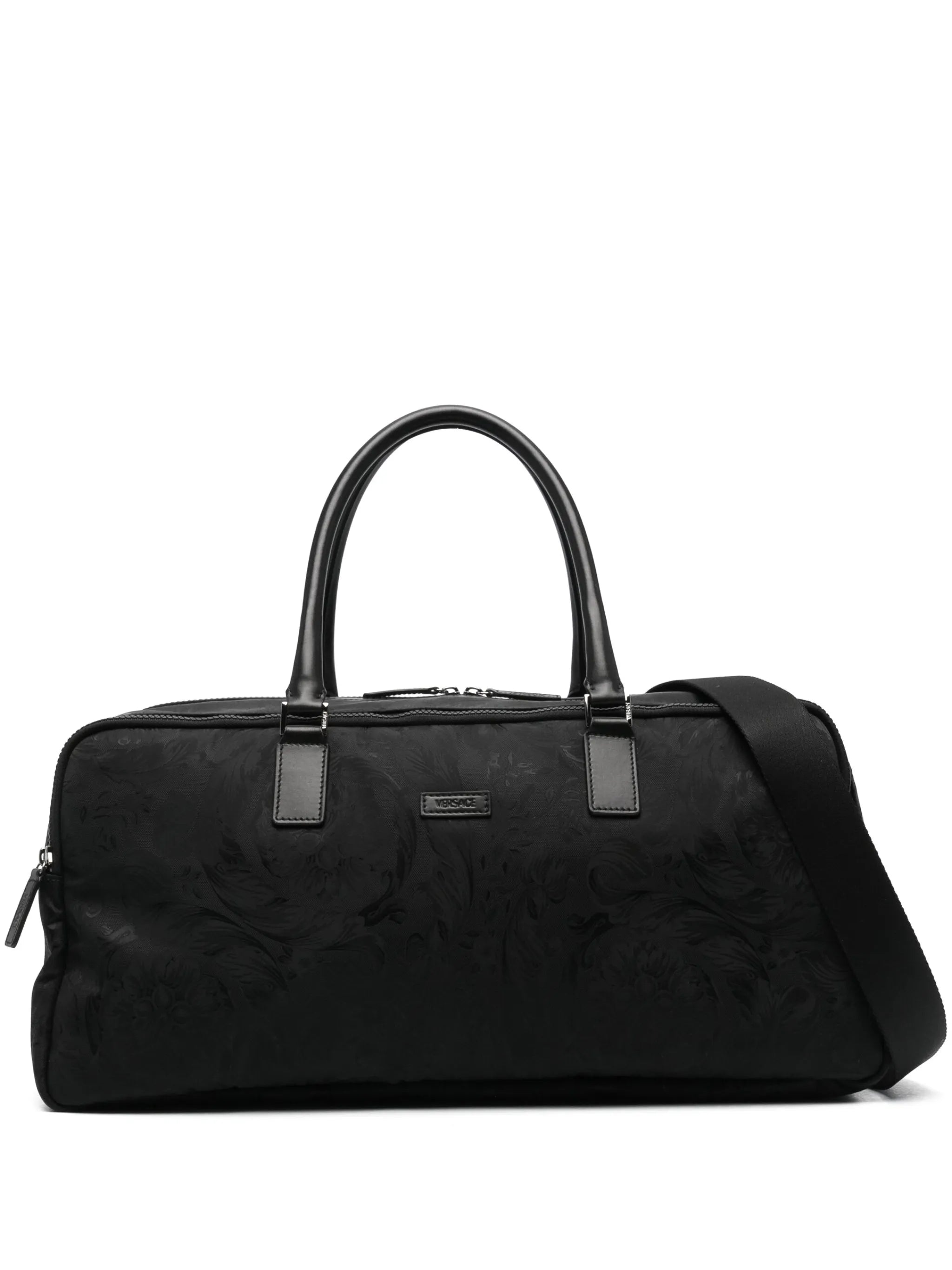 jacquard duffle bag