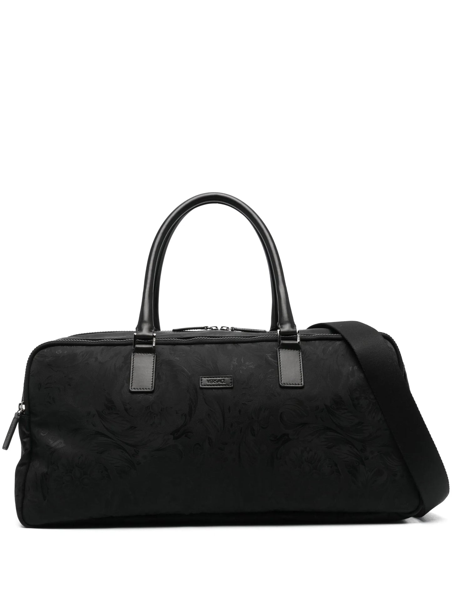 jacquard duffle bag