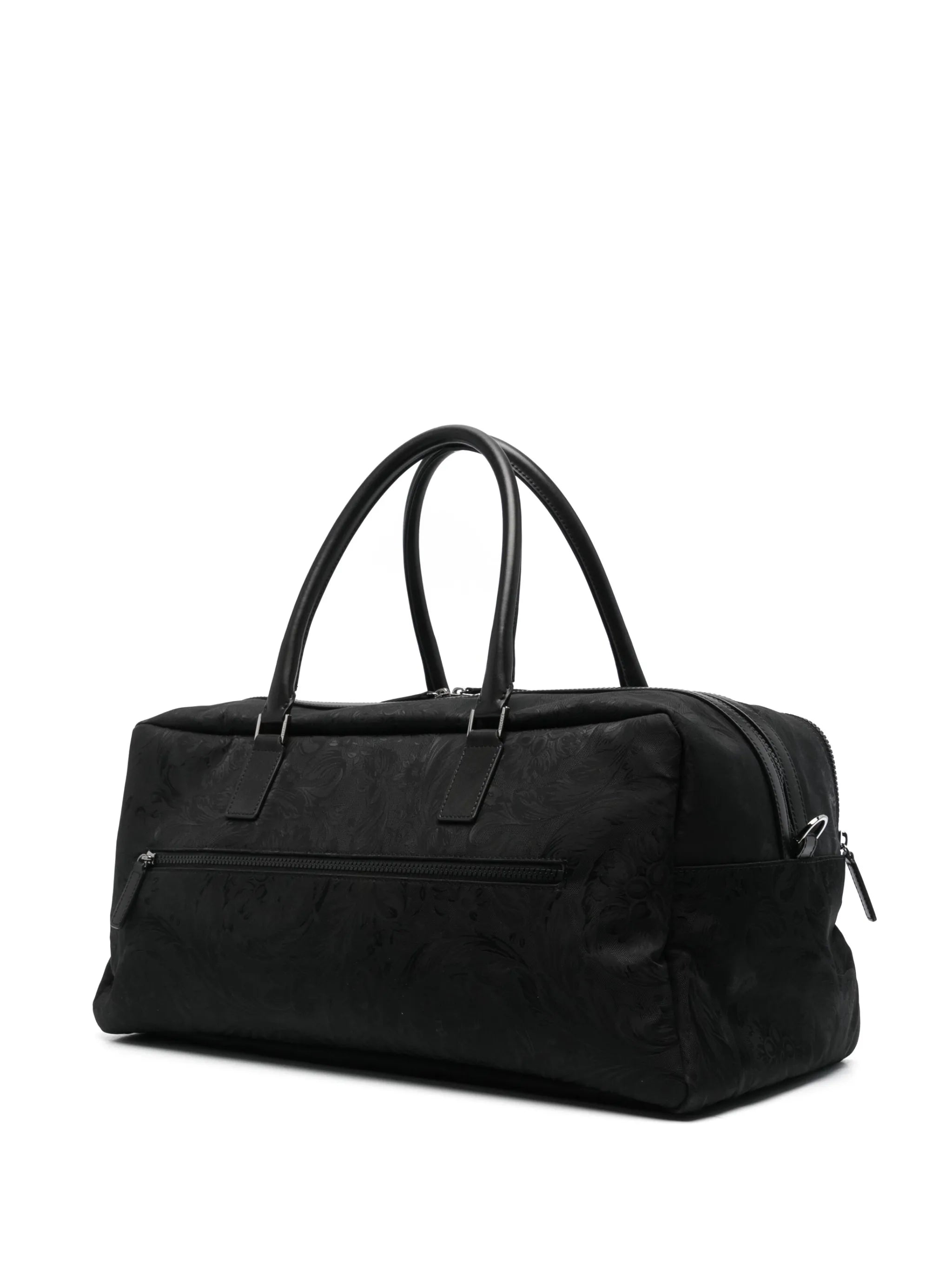 jacquard duffle bag