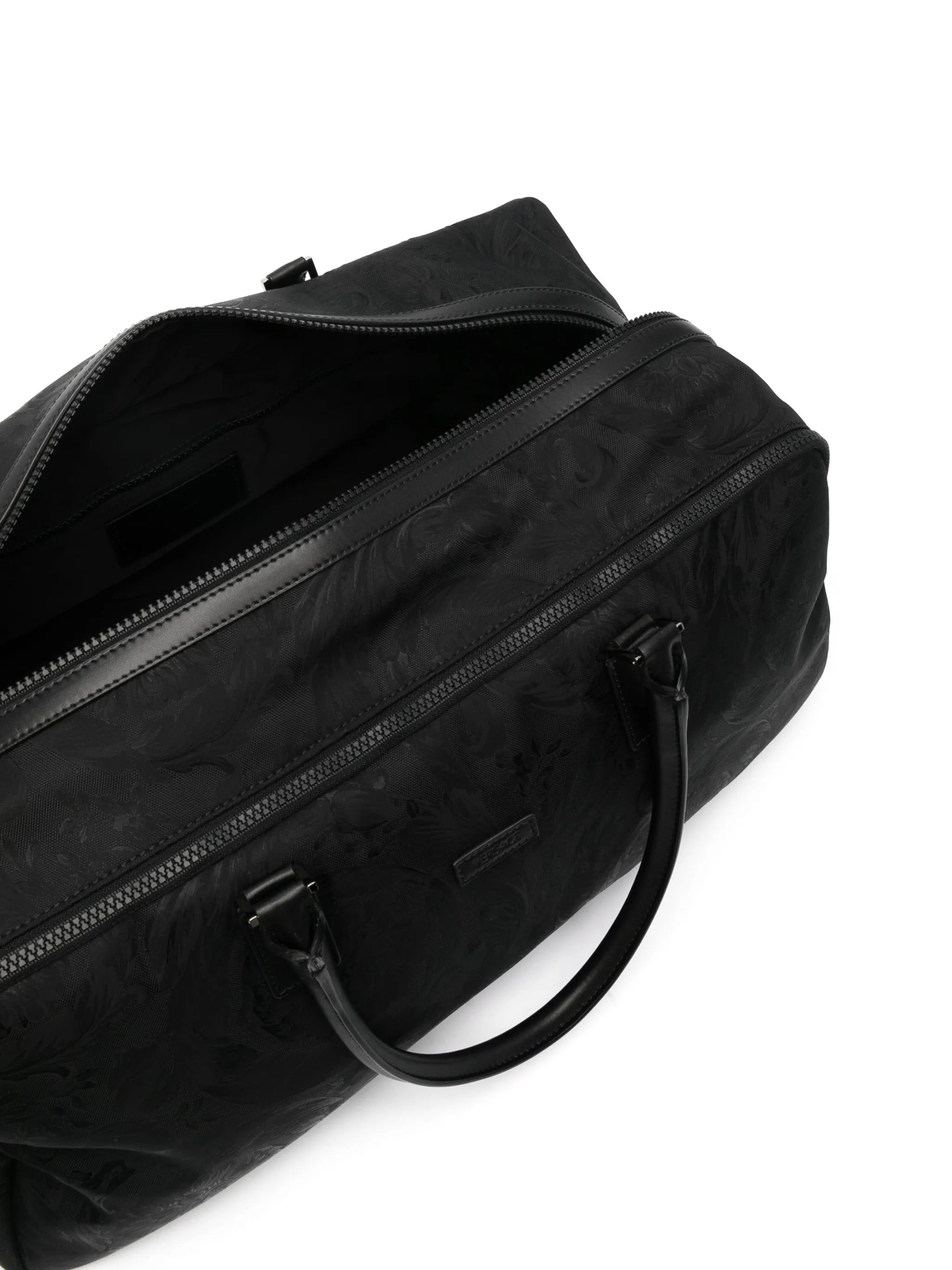 jacquard duffle bag