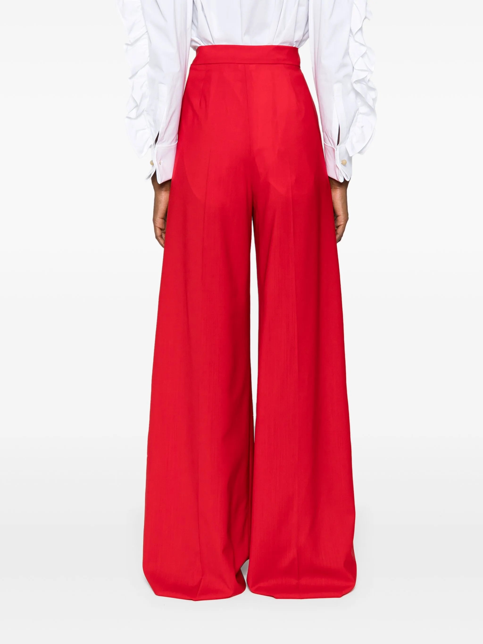 Rimini pleat-detail palazzo pants