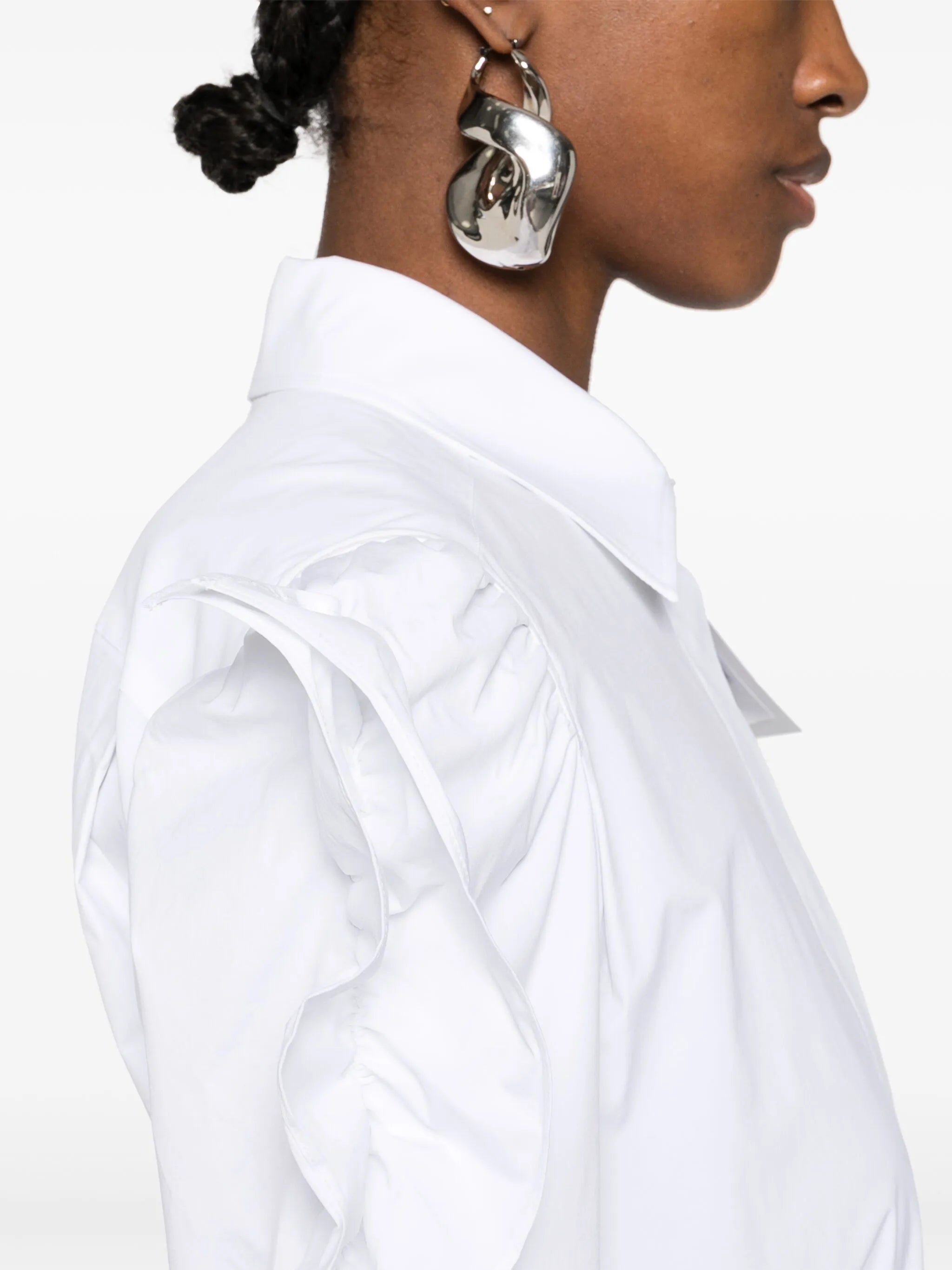 Pleiadi ruffle-detail shirt