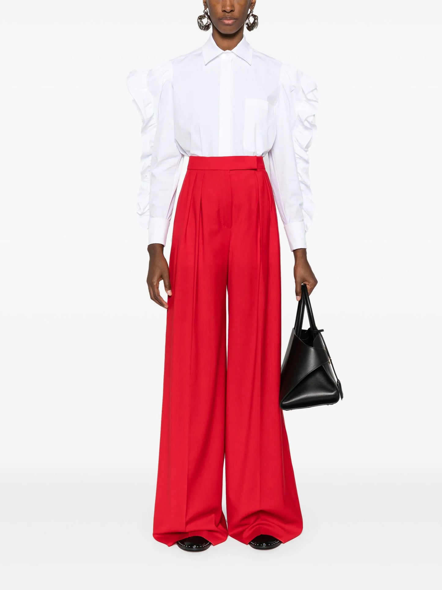 Pleiadi ruffle-detail shirt