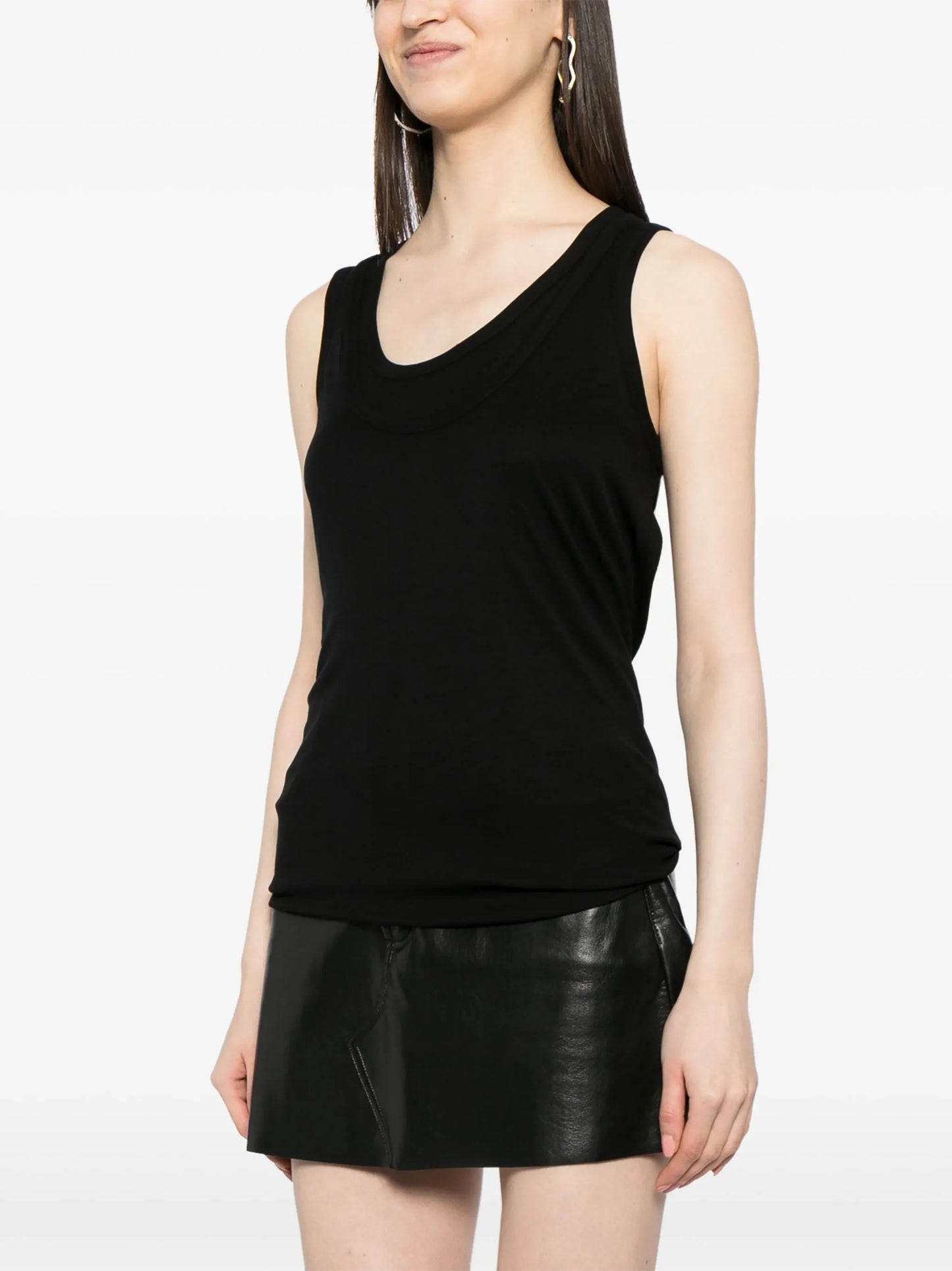 scoop-neck tank top