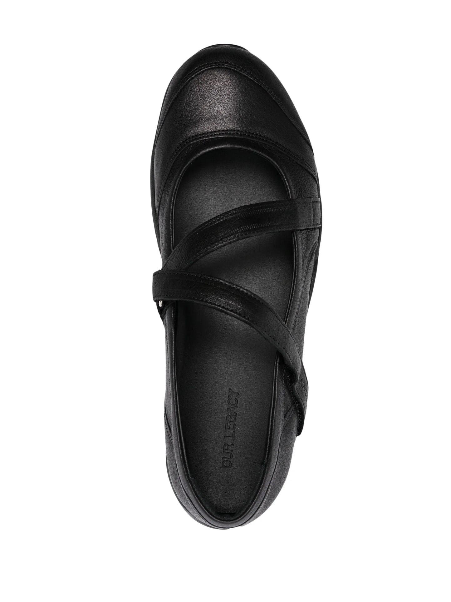 logo-debossed leather sneakers