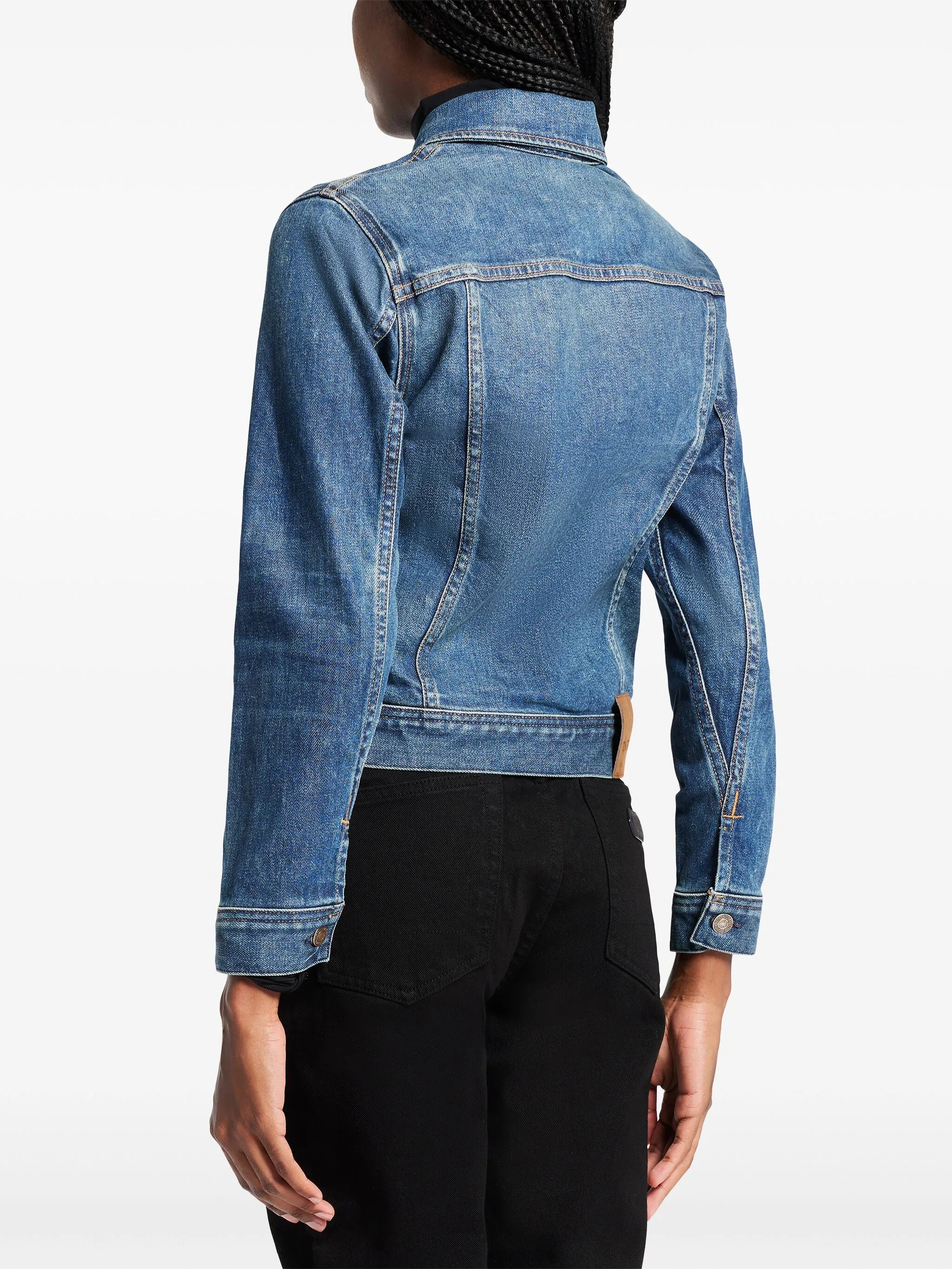 cropped denim jacket