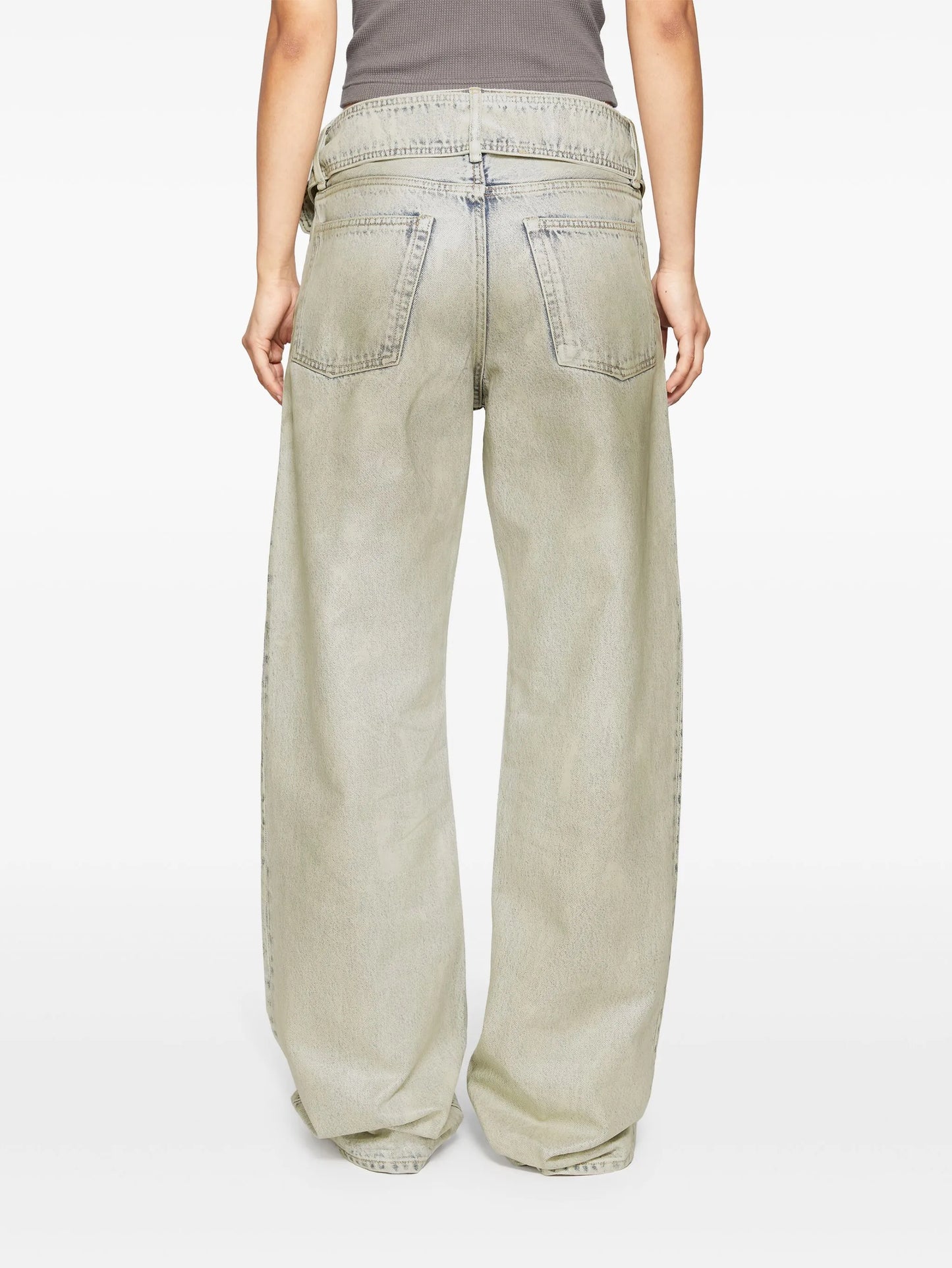 coated jeans