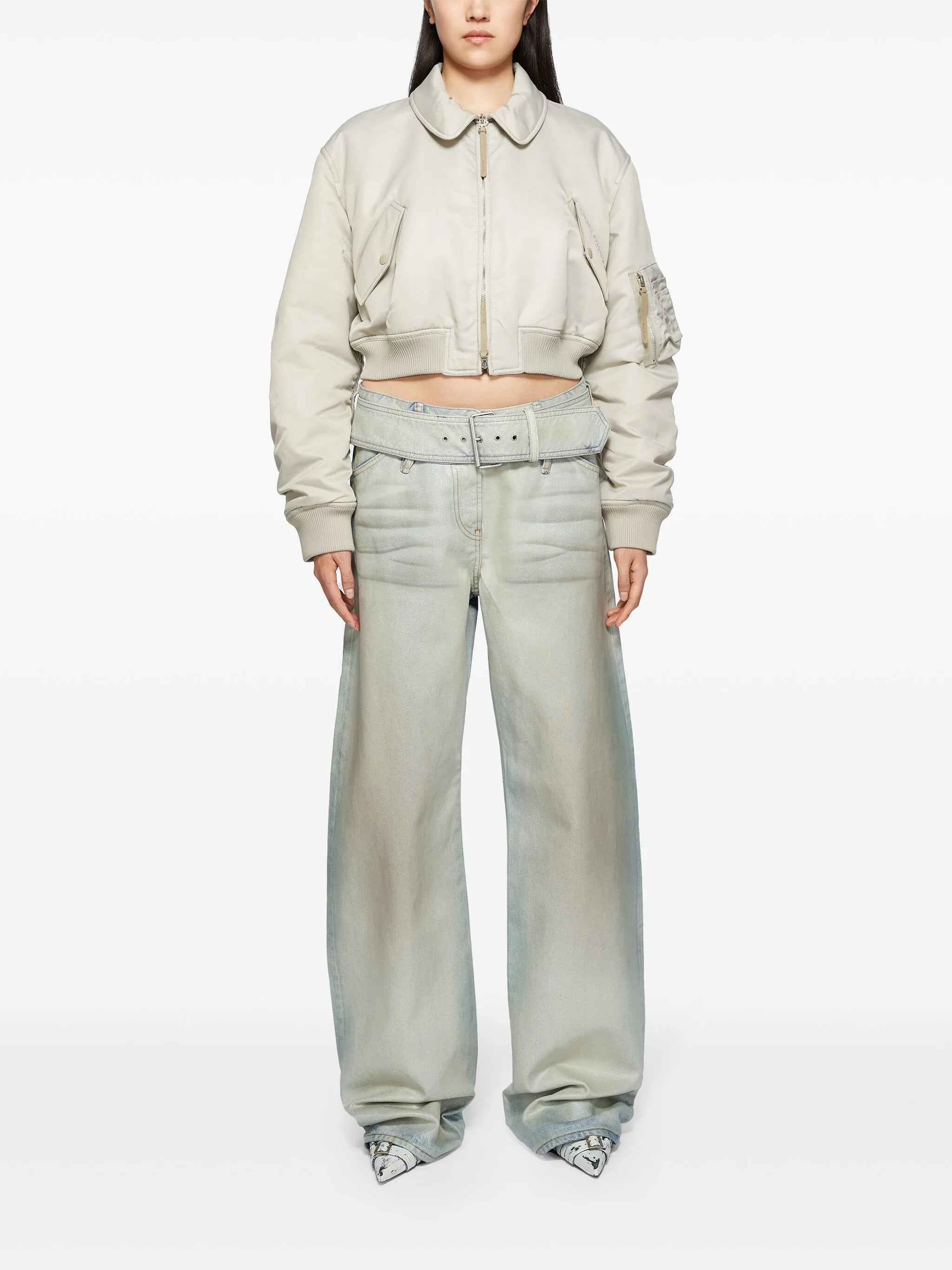 coated jeans