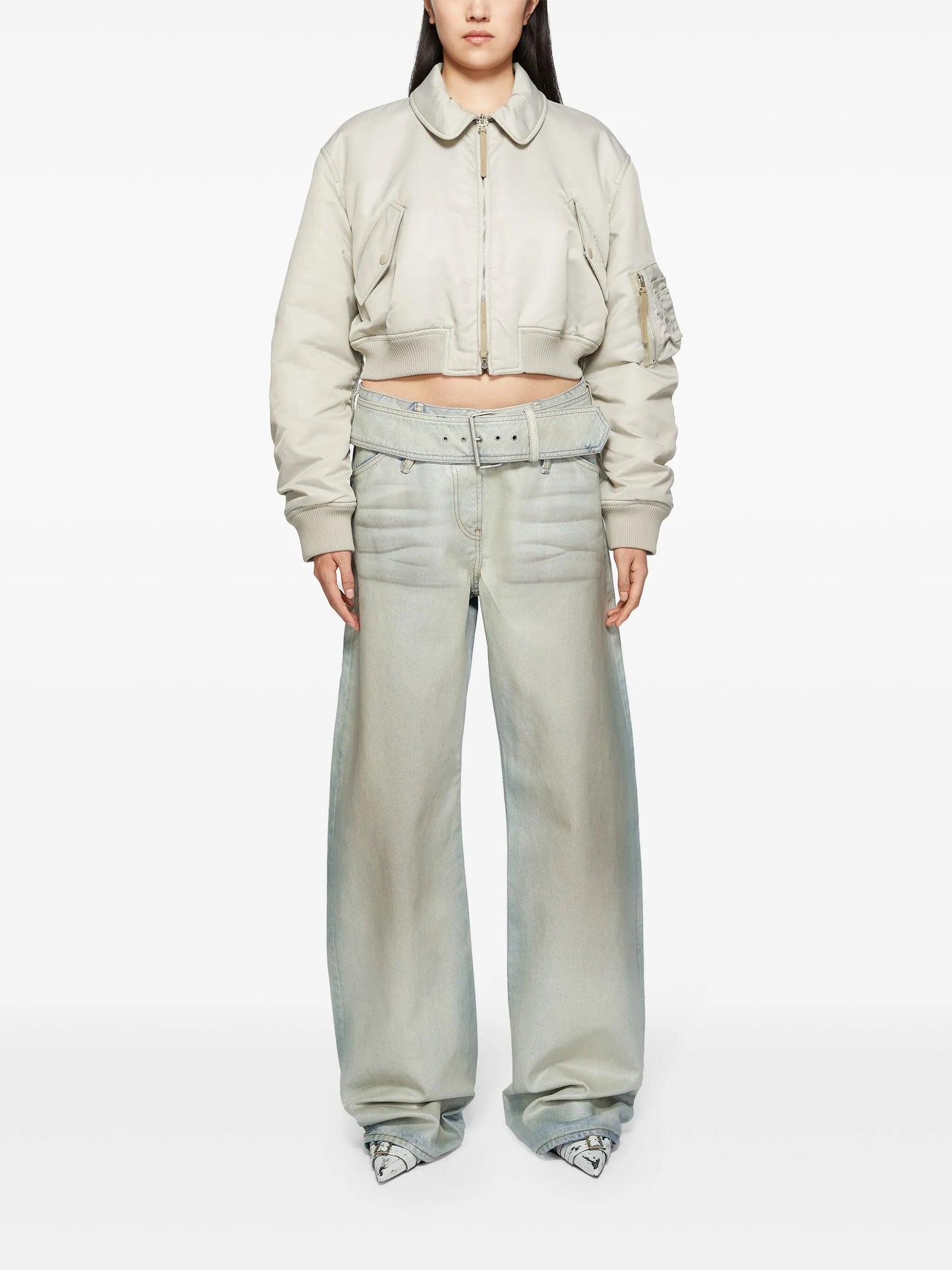 coated jeans