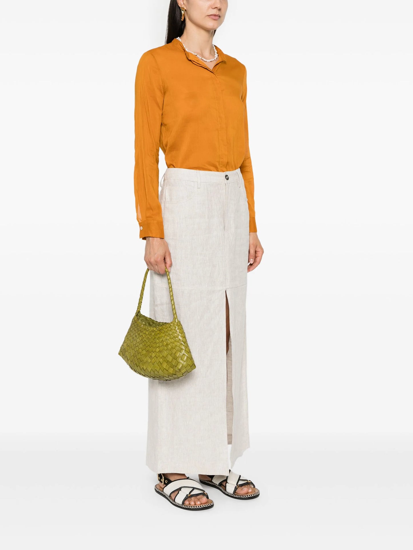 mini Rosanna leather tote bag