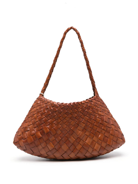 Rosanna woven leather shoulder bag
