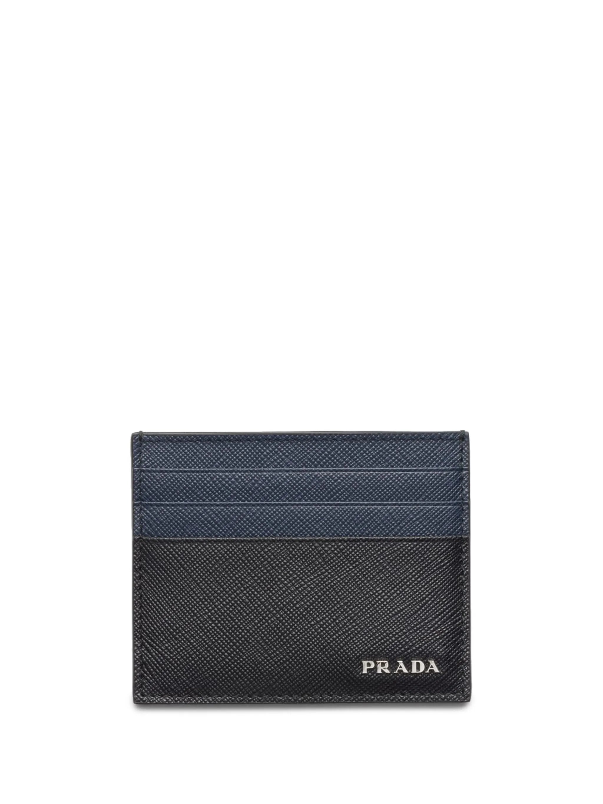 Saffiano leather card holder
