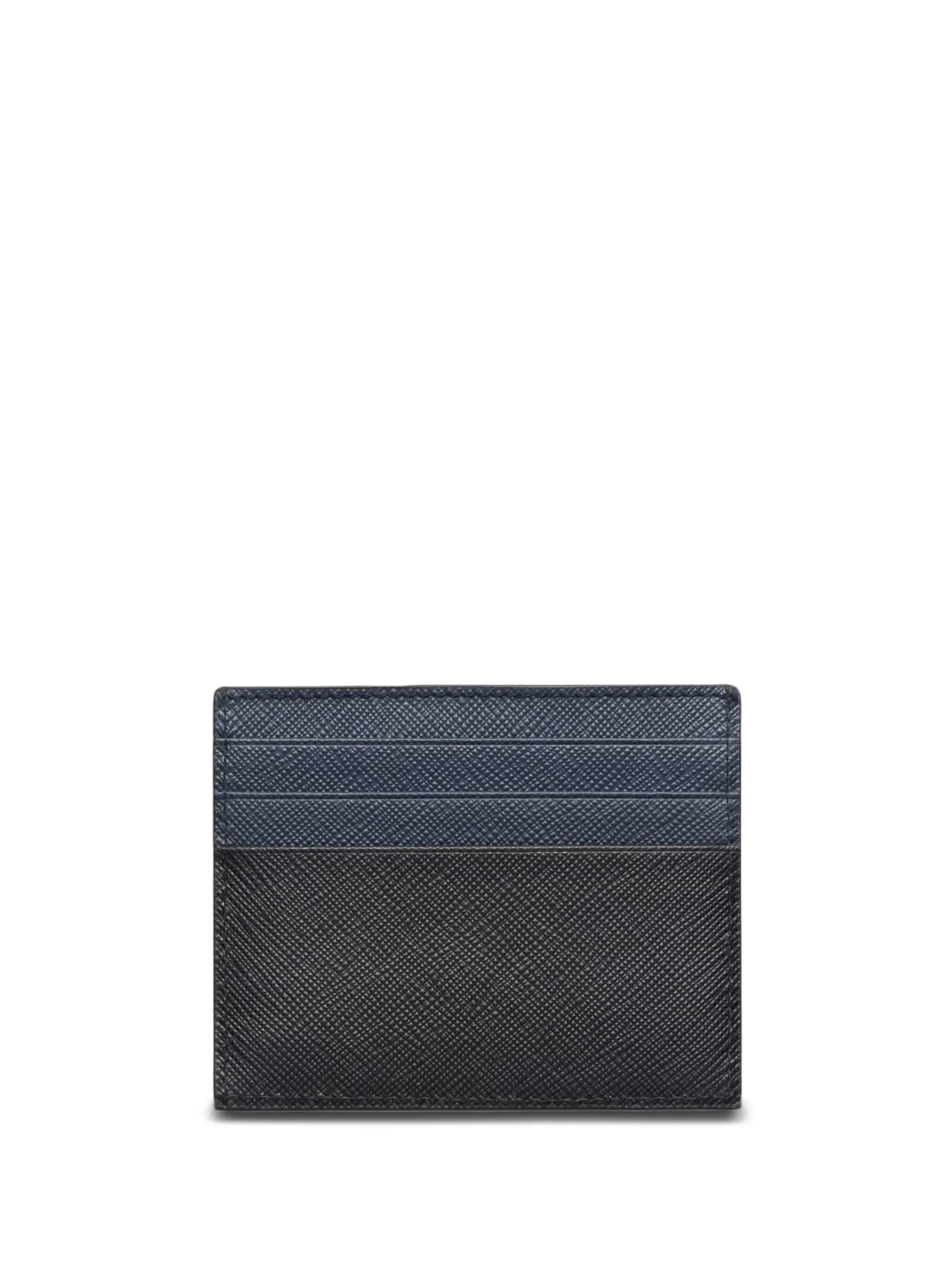 Saffiano leather card holder