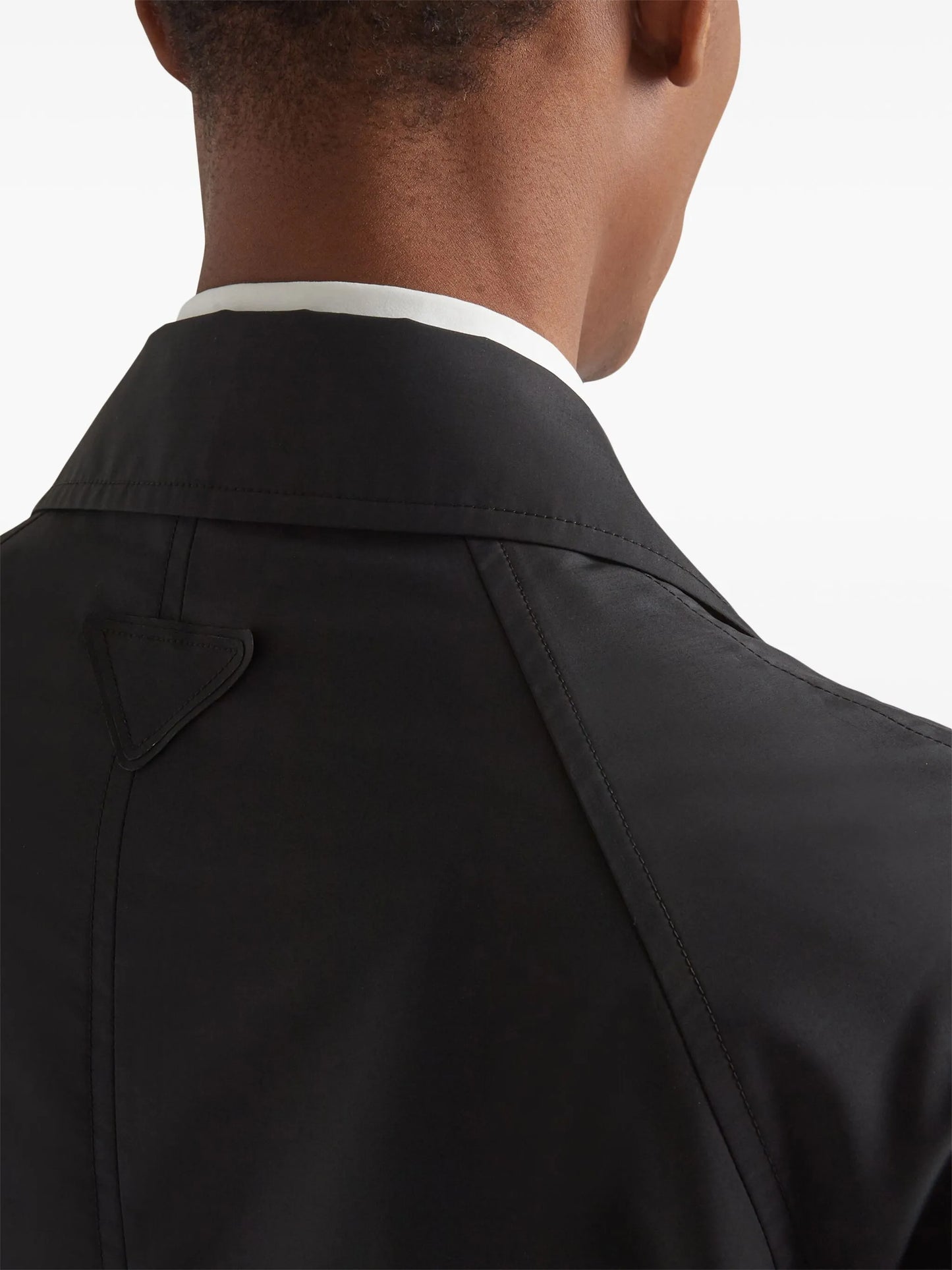 single-breasted wool coat