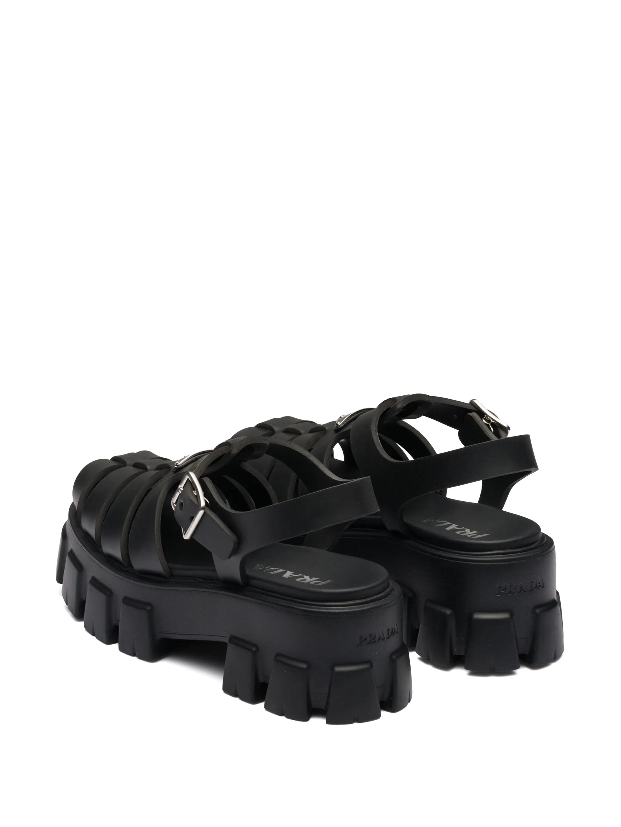 caged platform sandals