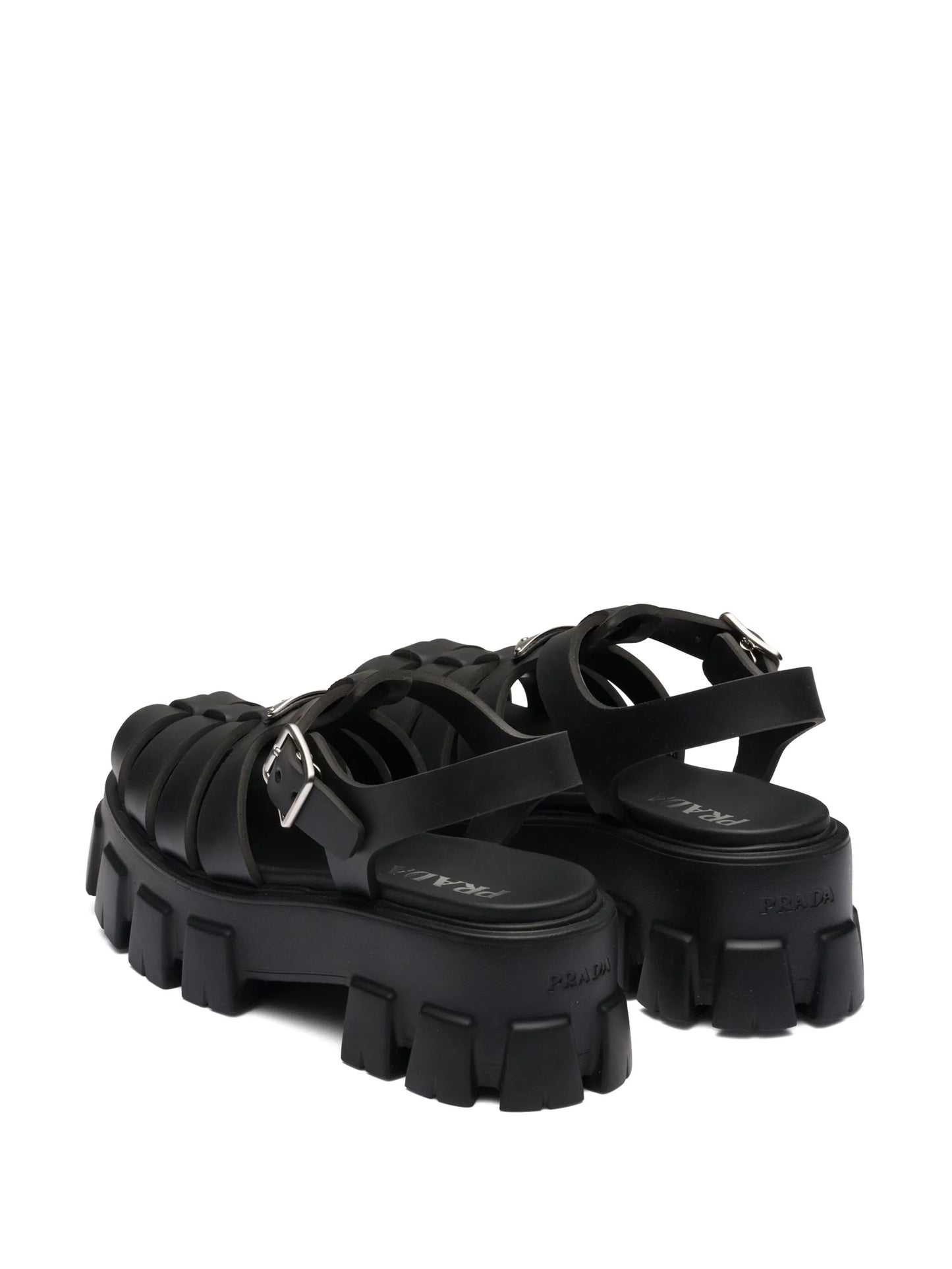 caged platform sandals
