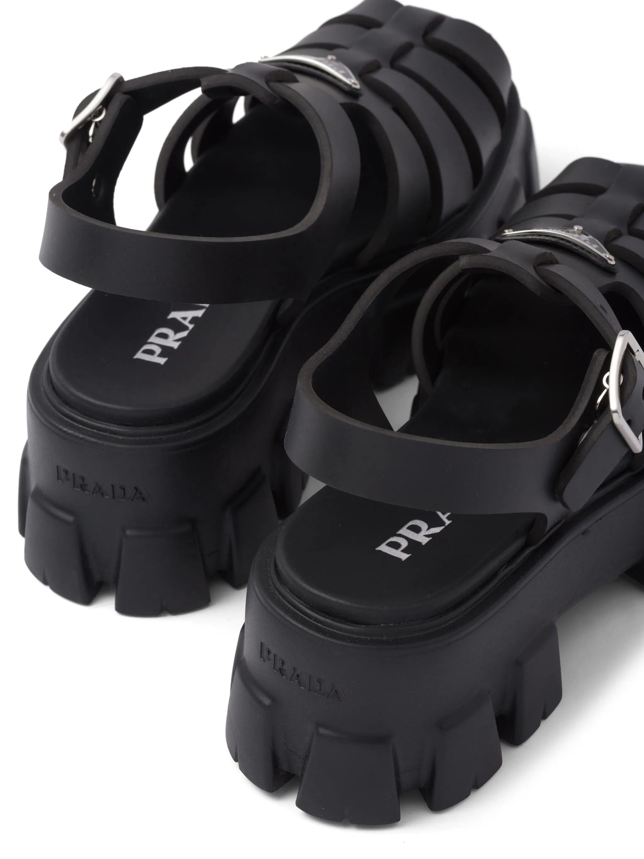 caged platform sandals