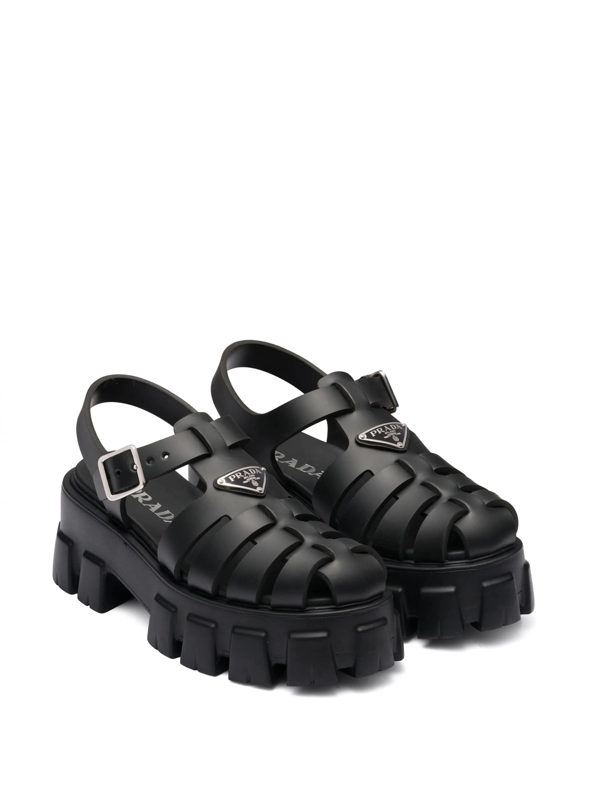 caged platform sandals