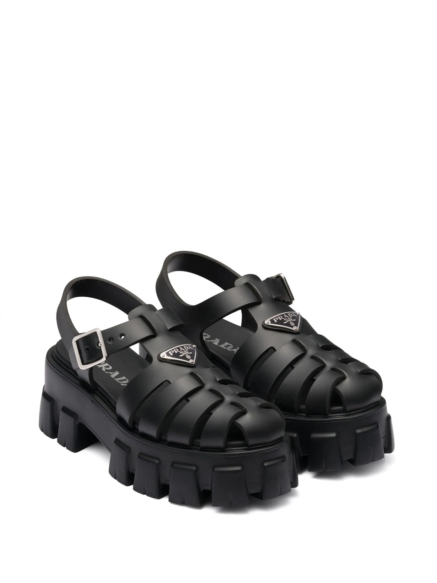 caged platform sandals