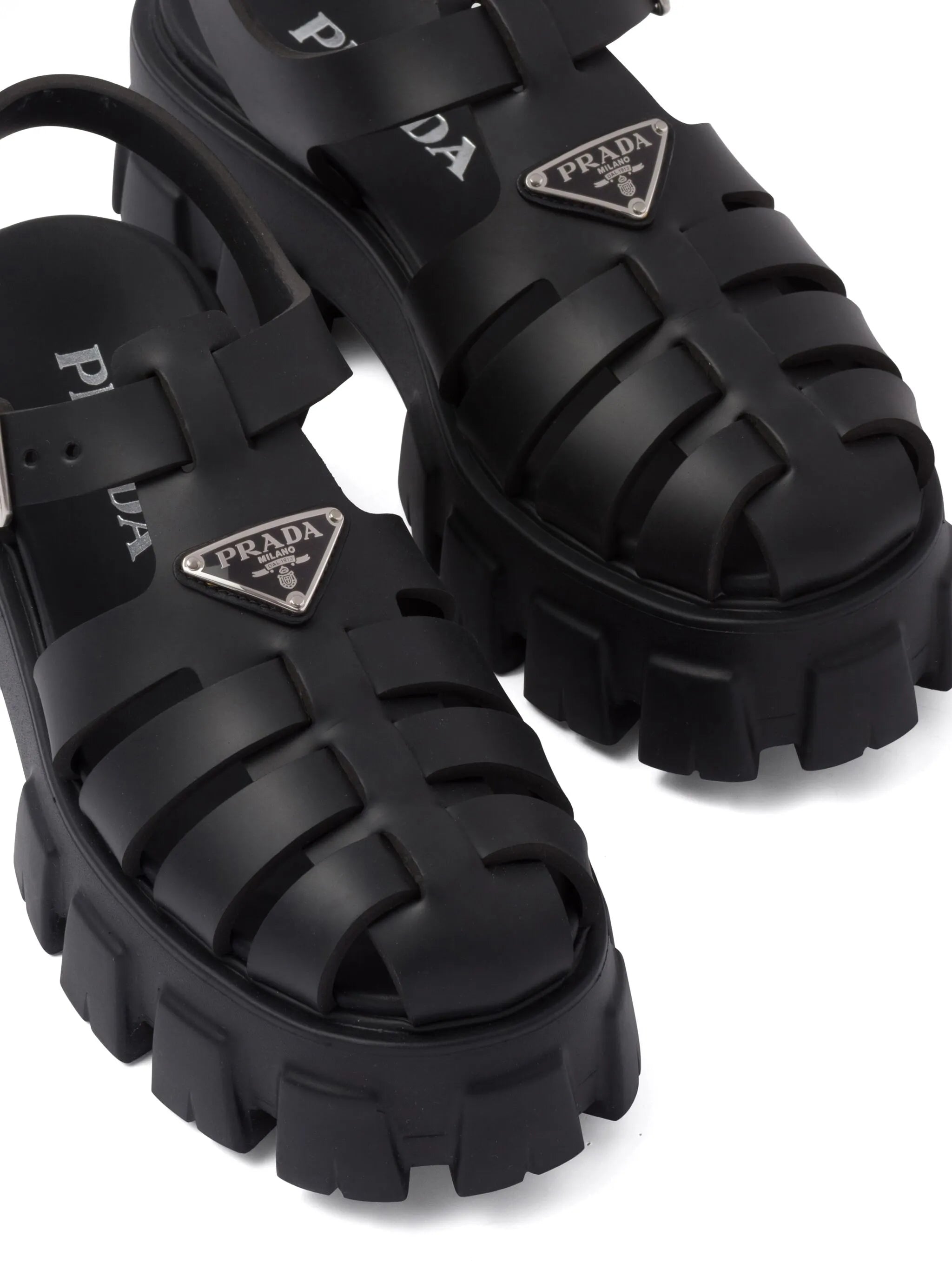caged platform sandals