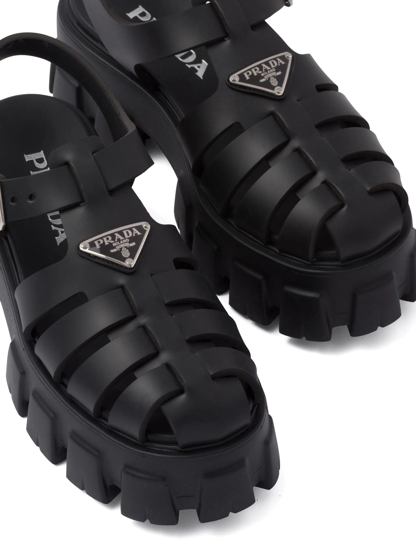 caged platform sandals