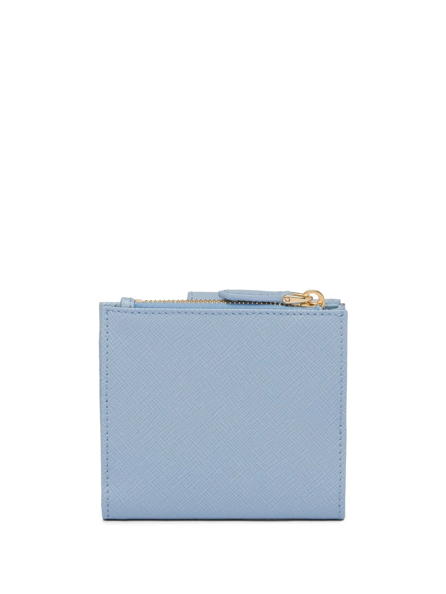 small triangle-logo leather wallet