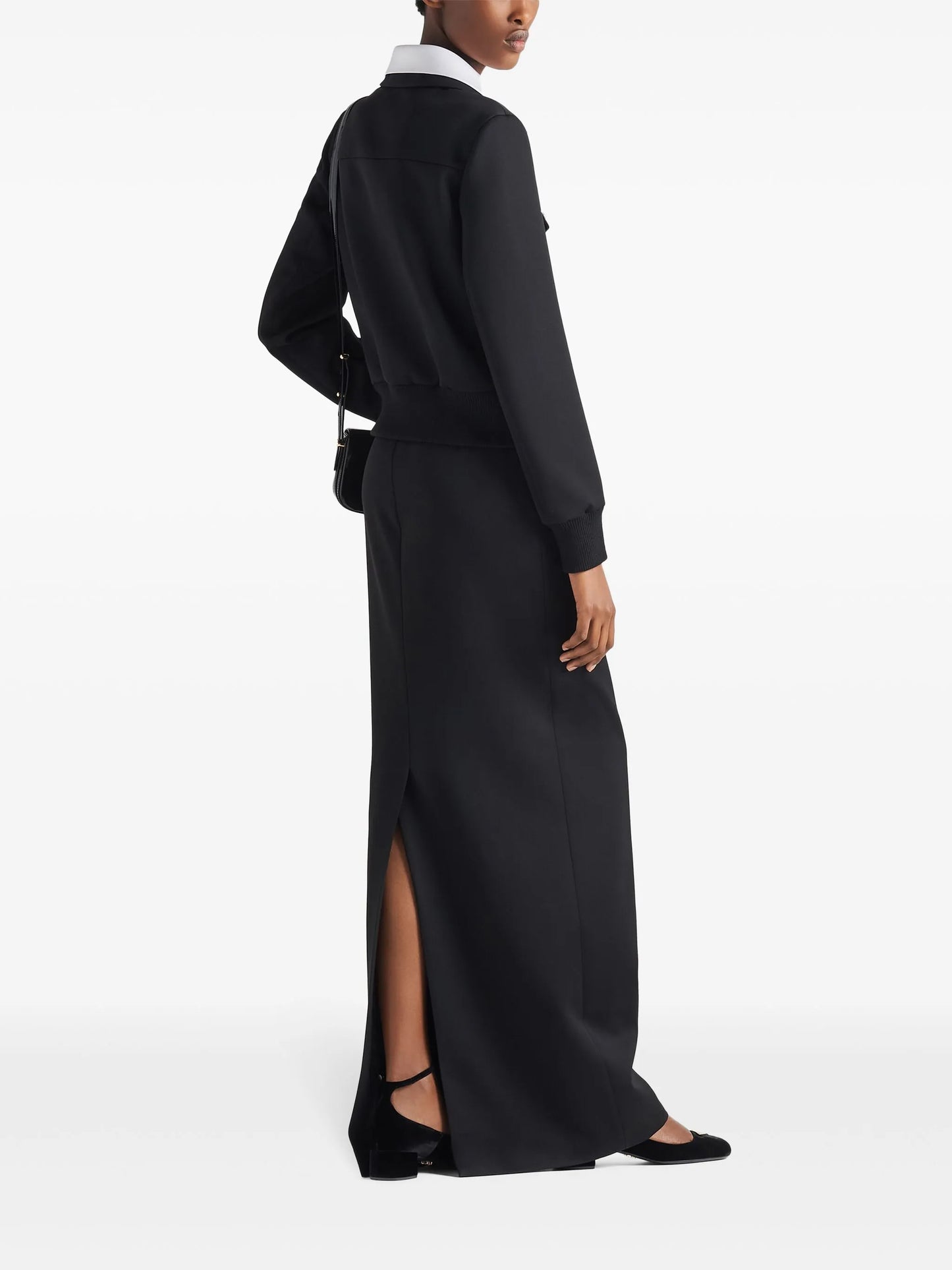 single-breasted wool jacket