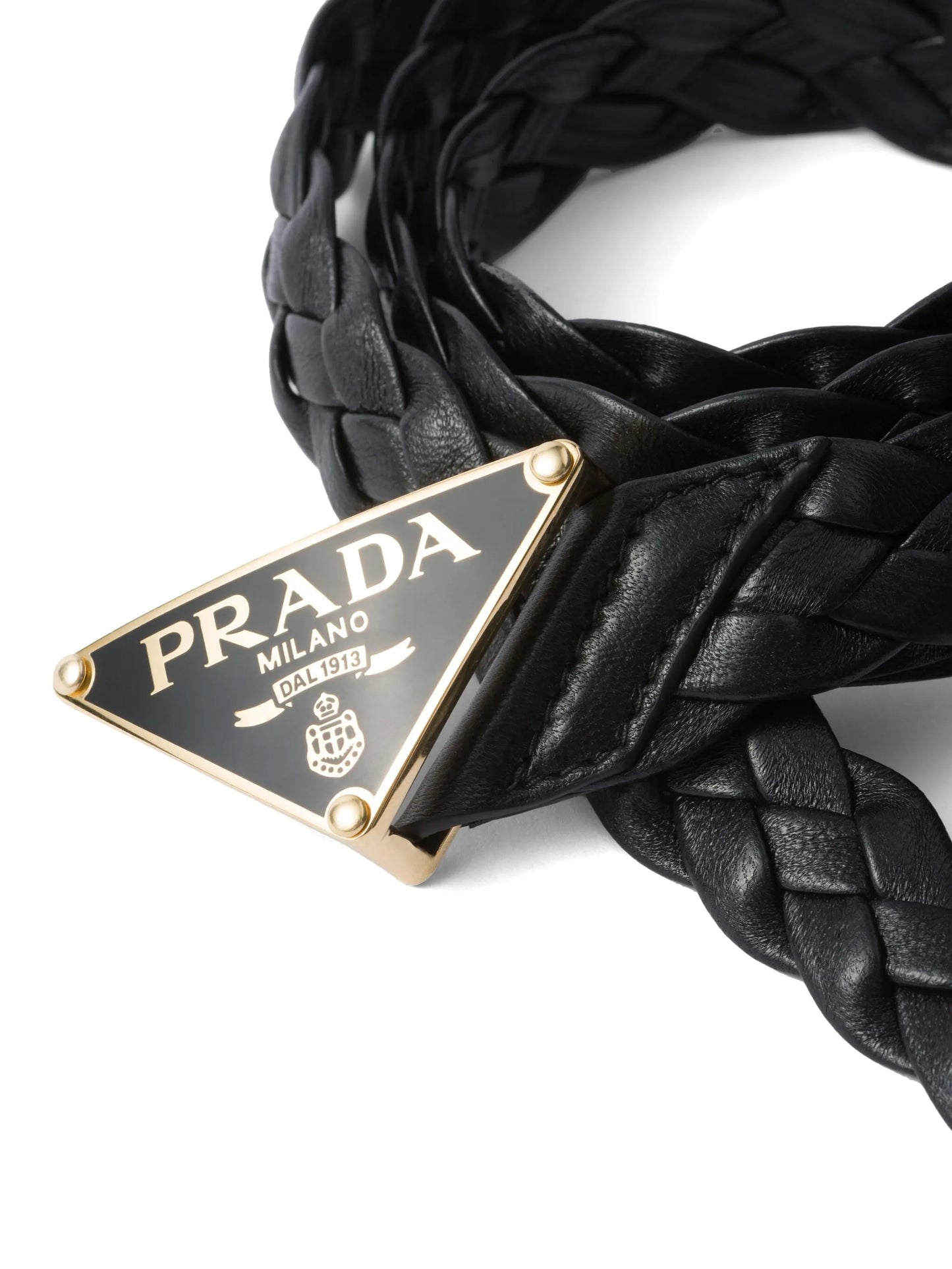 braided leather belt