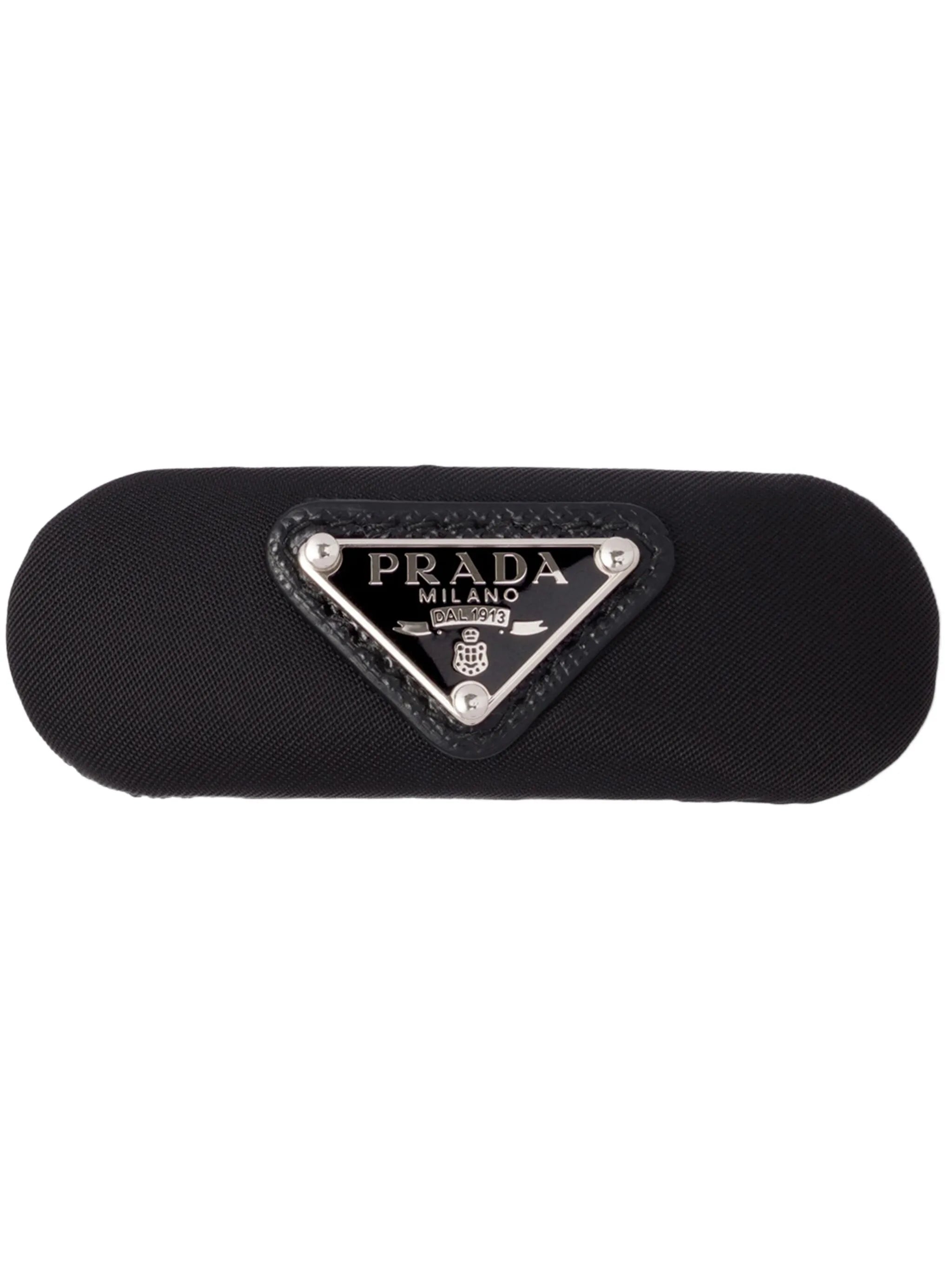 enamel-logo hair clip