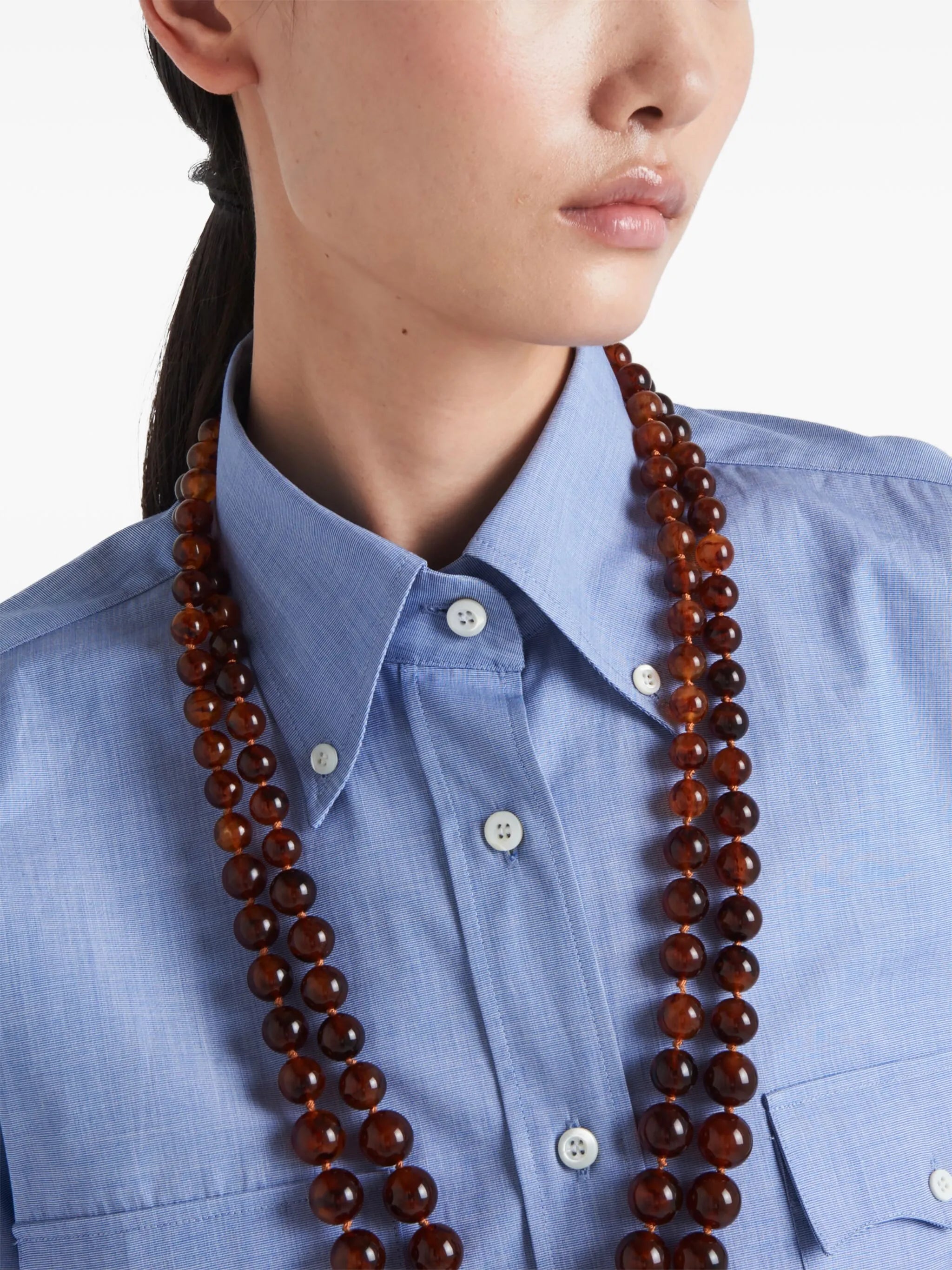 long-sleeve cotton shirt