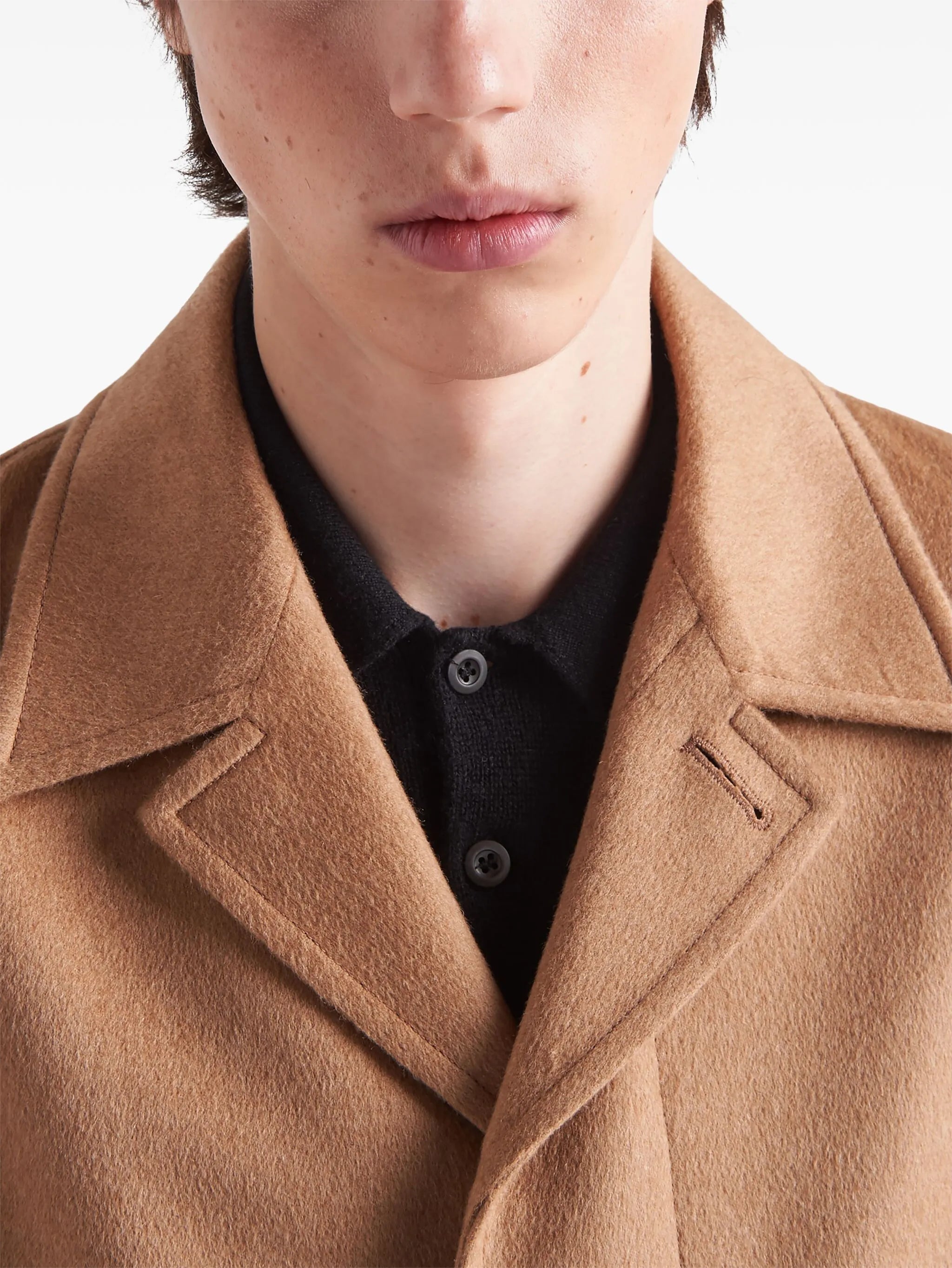 single-breasted coat