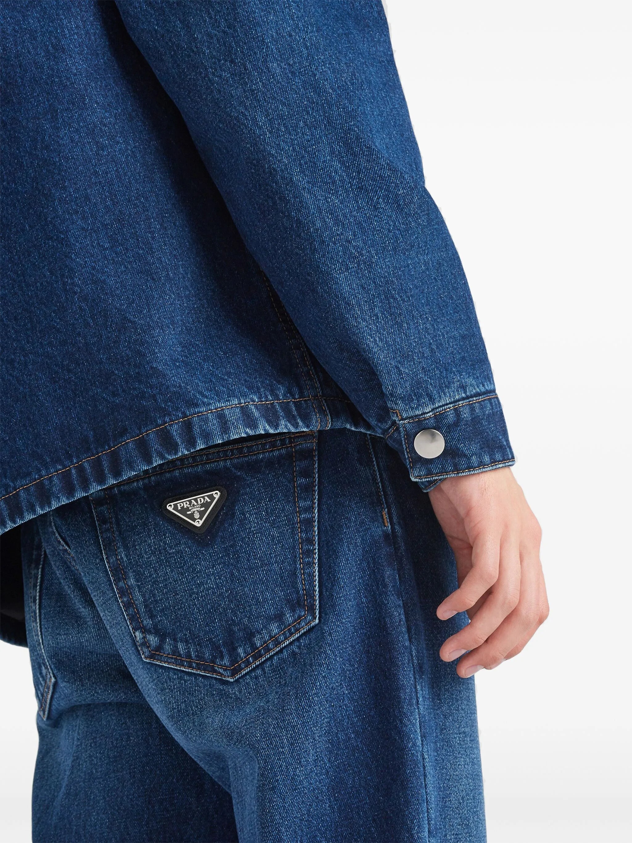 logo-plaque straight-leg jeans