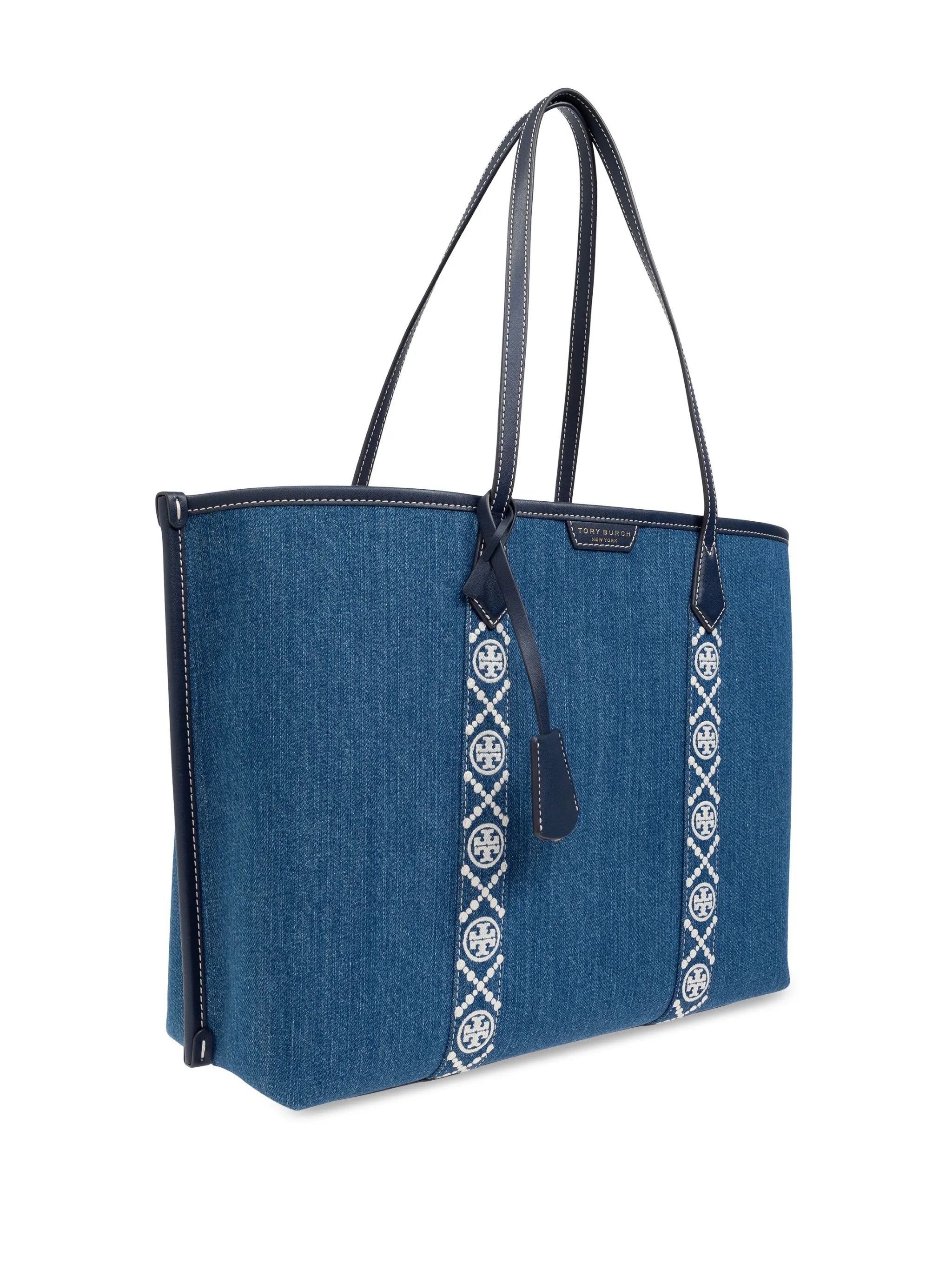 Perry denim tote bag